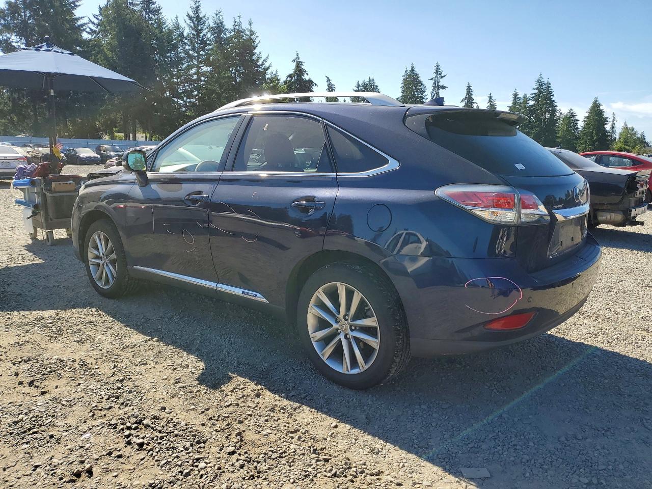 2015 Lexus Rx 450h Синий vin: 2T2BC1BA4FC009810