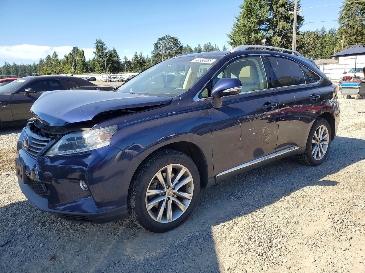 2015 Lexus Rx 450h Blue vin: 2T2BC1BA4FC009810