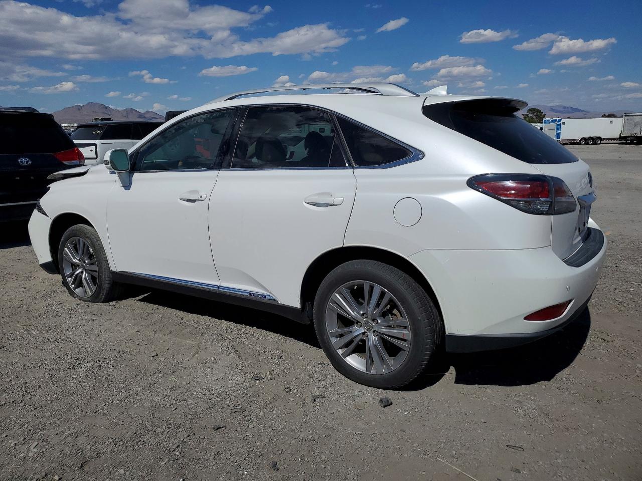 2015 Lexus Rx 450h White vin: 2T2BC1BA5FC001859