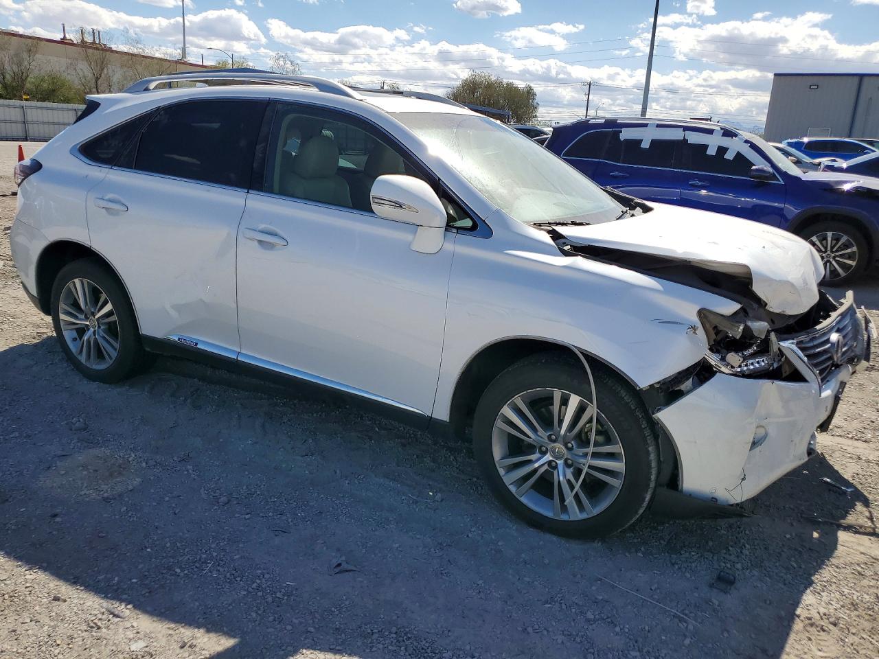 2015 Lexus Rx 450h White vin: 2T2BC1BA5FC001859