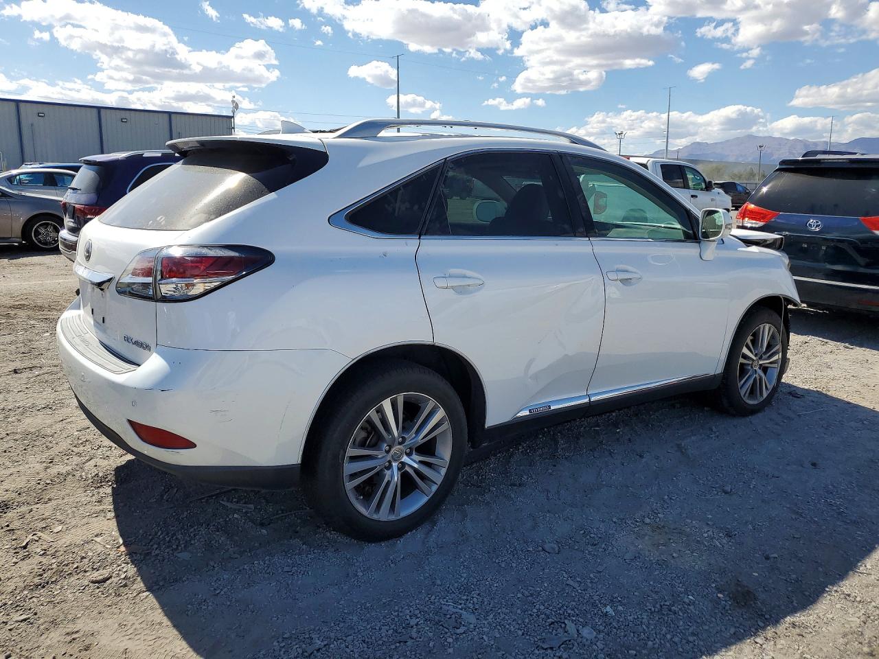 2015 Lexus Rx 450h White vin: 2T2BC1BA5FC001859