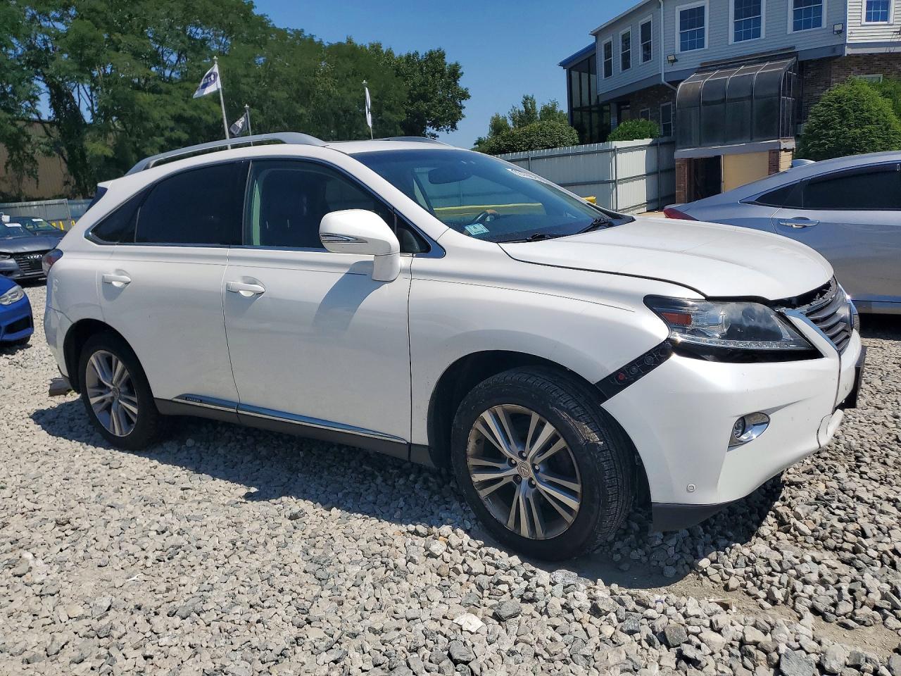 2015 Lexus Rx 450h White vin: 2T2BC1BA5FC004759