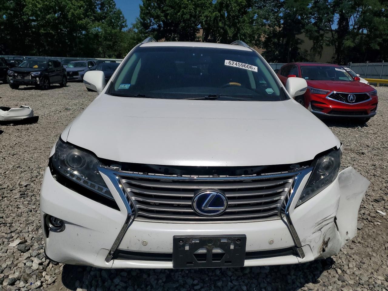 2015 Lexus Rx 450h White vin: 2T2BC1BA5FC004759