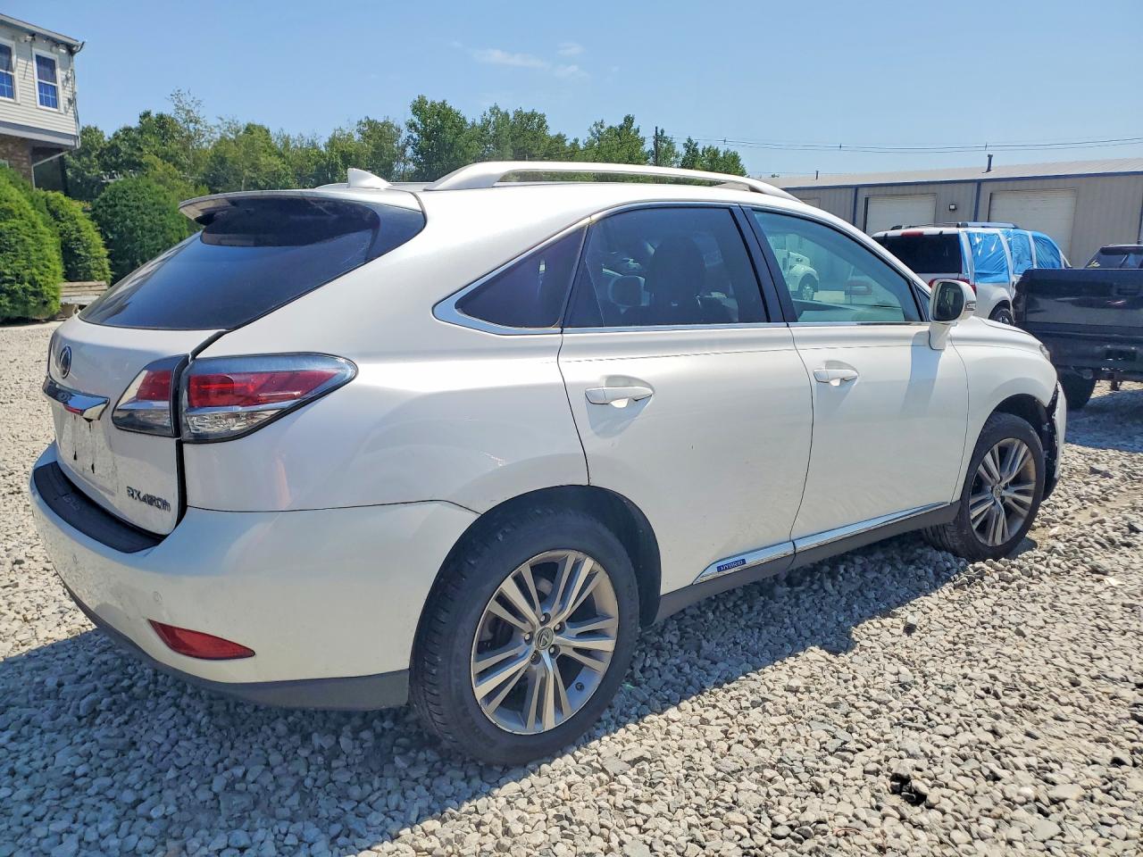 2015 Lexus Rx 450h White vin: 2T2BC1BA5FC004759