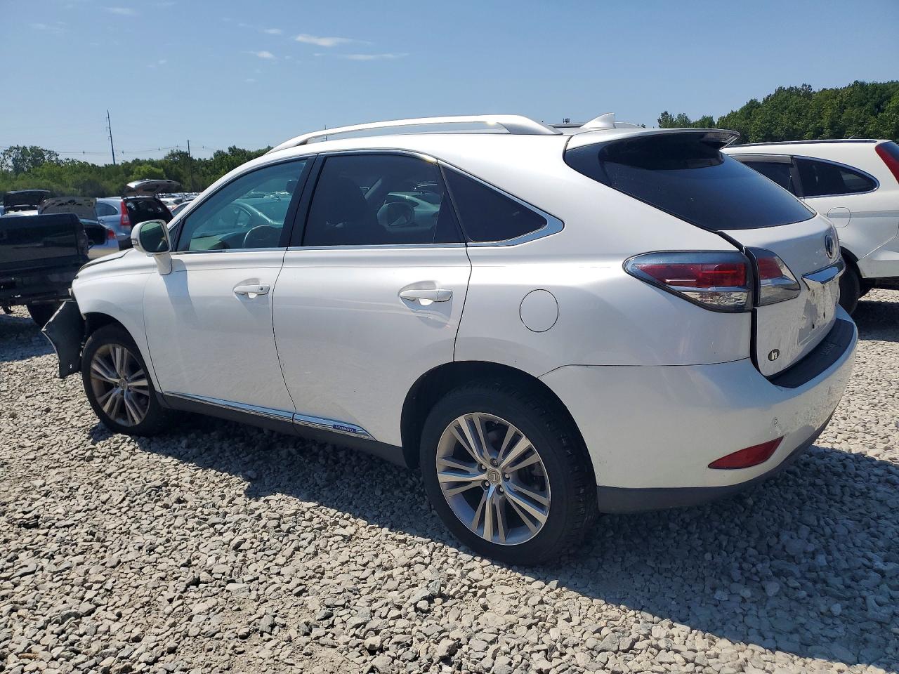 2015 Lexus Rx 450h White vin: 2T2BC1BA5FC004759