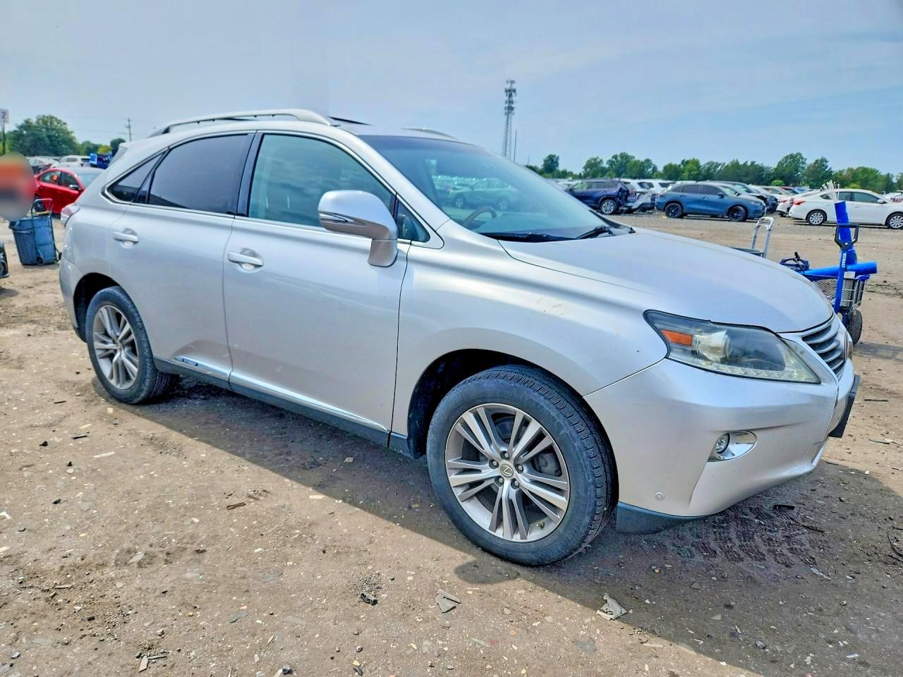 2015 Lexus Rx 450h Silver vin: 2T2BC1BA5FC005426