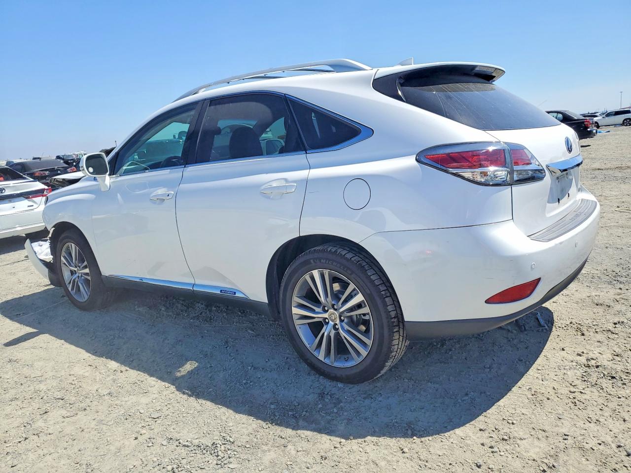 2015 Lexus Rx 450h White vin: 2T2BC1BA5FC009718