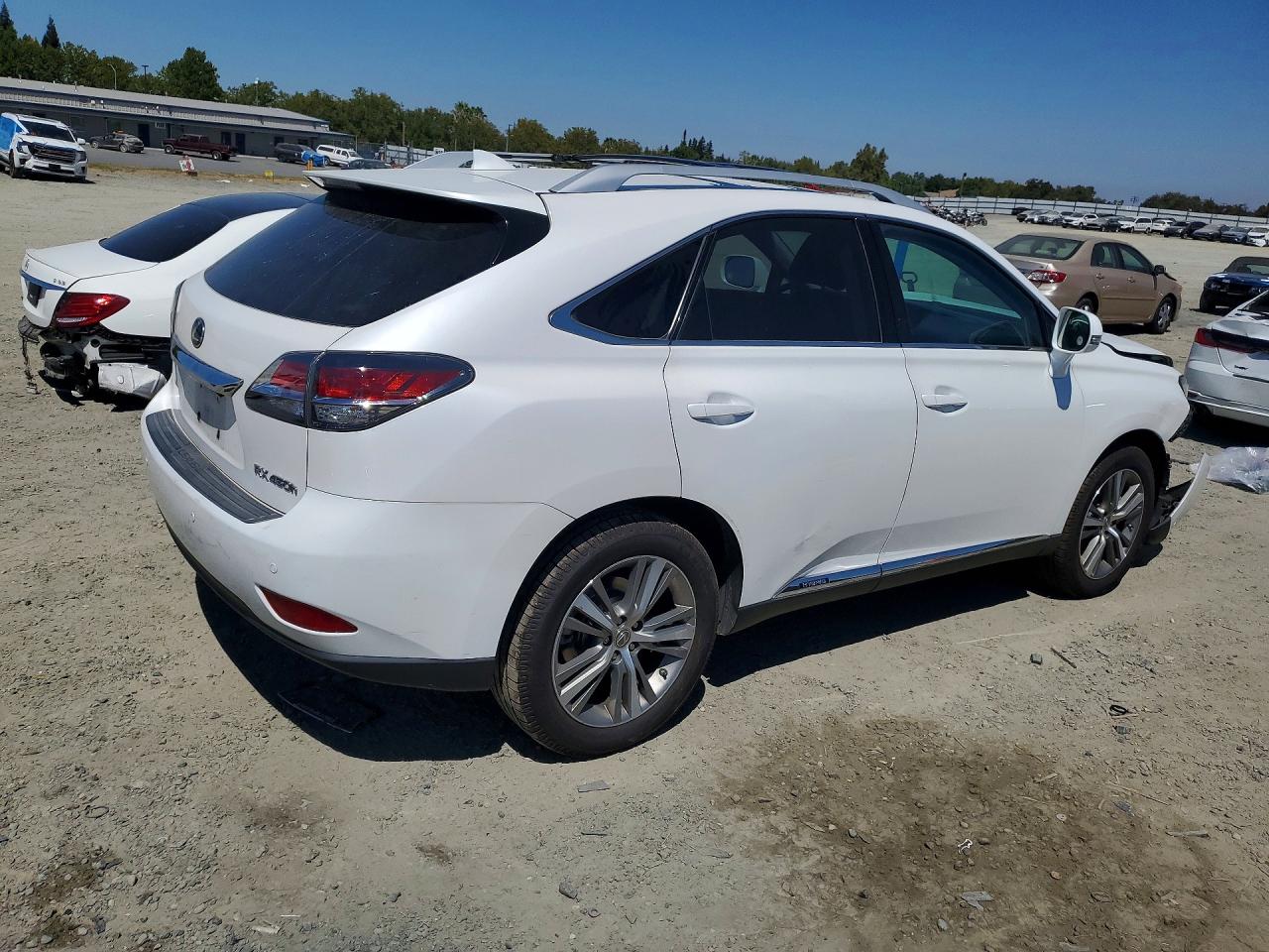 2015 Lexus Rx 450h White vin: 2T2BC1BA5FC009718