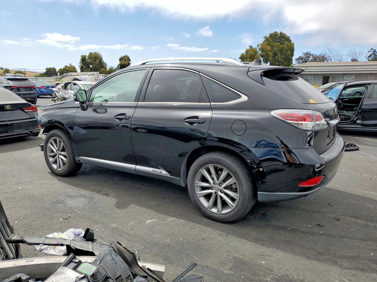 2015 Lexus Rx 450h Black vin: 2T2BC1BA7FC003614