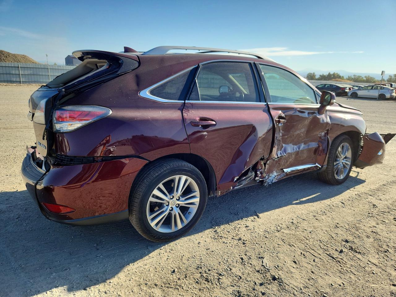 2015 Lexus Rx 450h Burgundy vin: 2T2BC1BA7FC007811