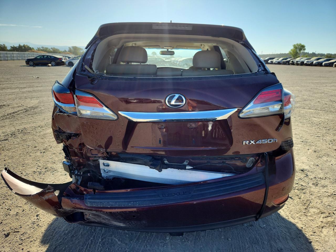 2015 Lexus Rx 450h Burgundy vin: 2T2BC1BA7FC007811
