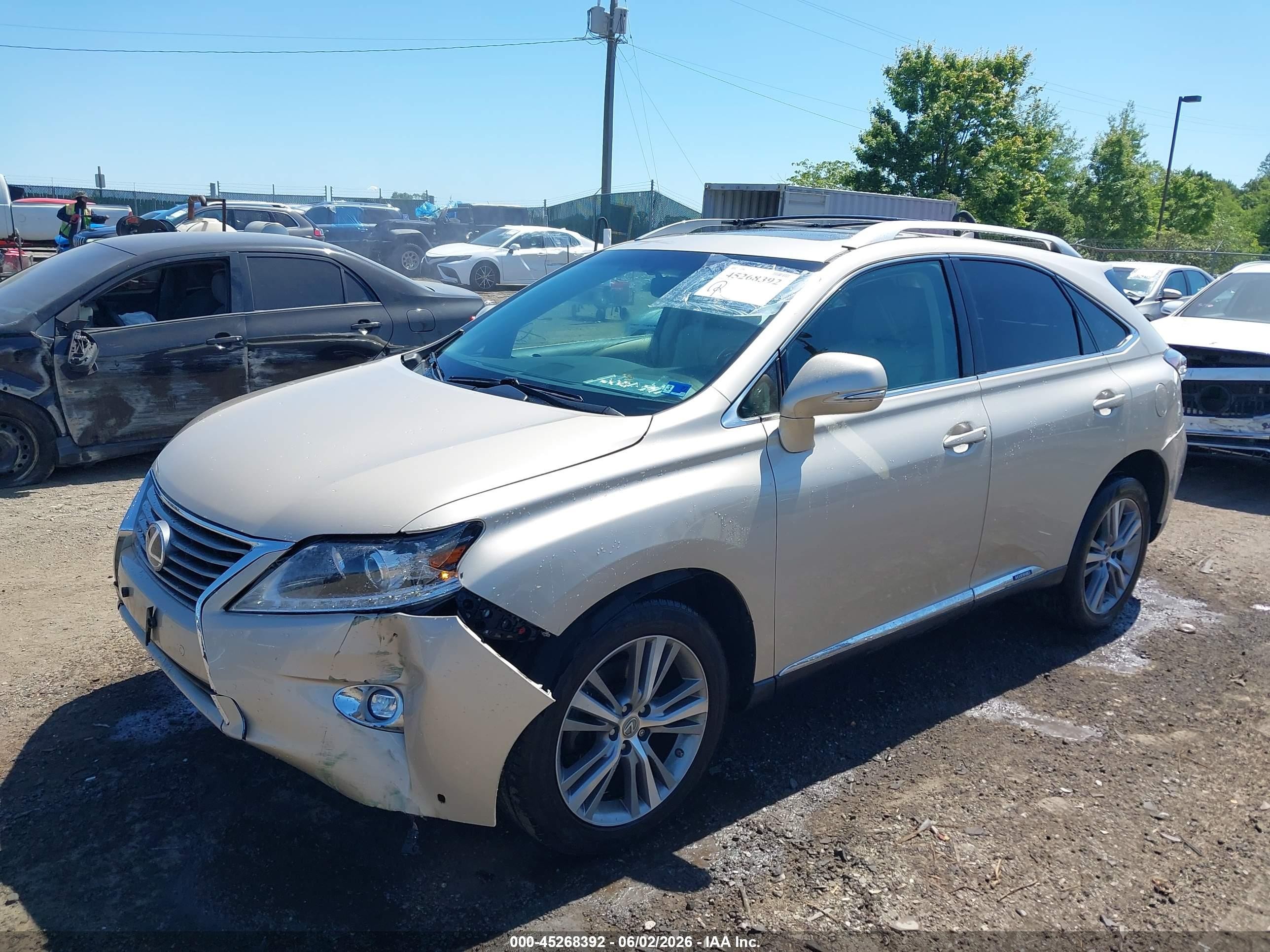 2015 Lexus Rx 450h   Beige vin: 2T2BC1BA8FC006263