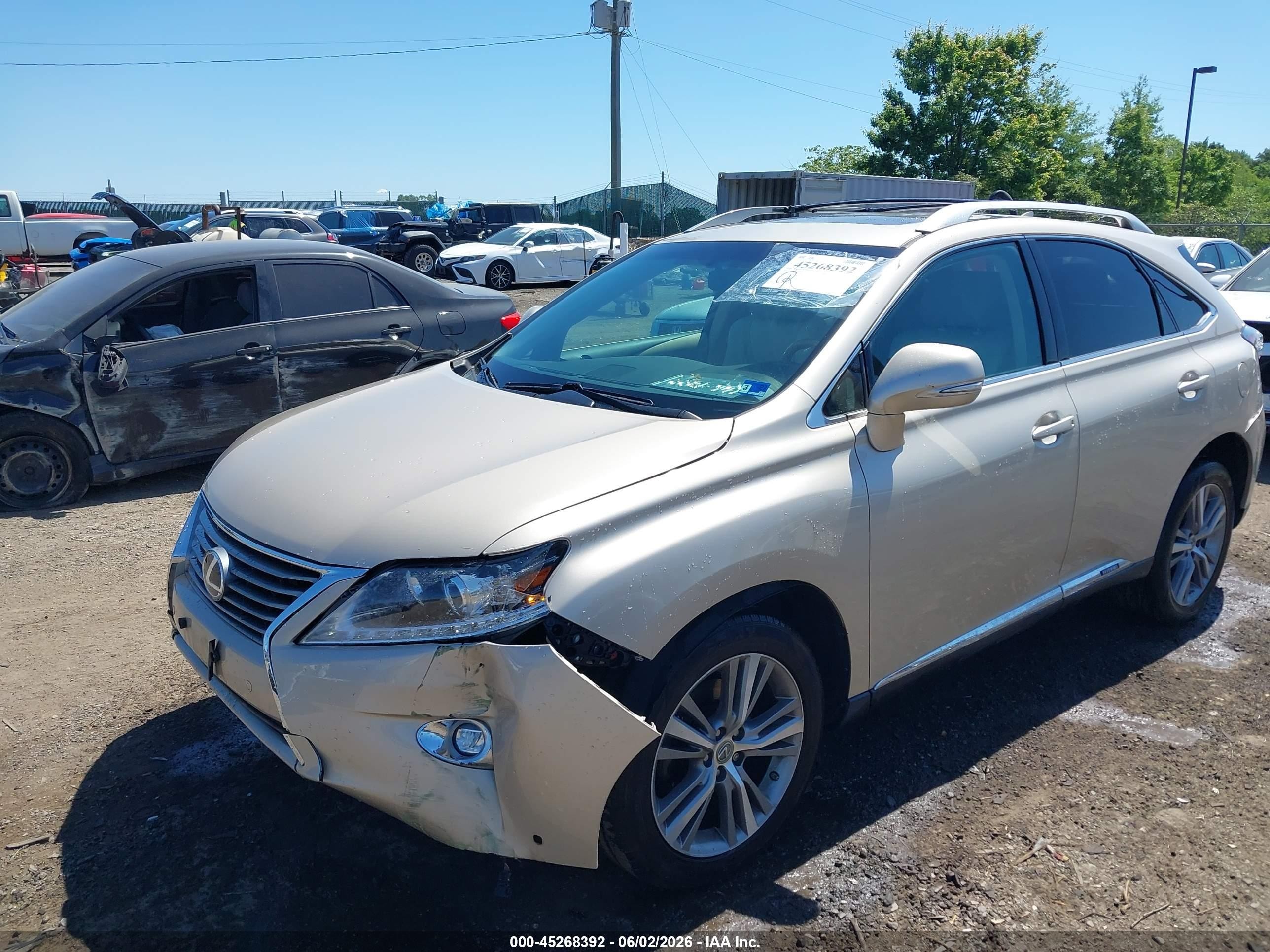 2015 Lexus Rx 450h   Beige vin: 2T2BC1BA8FC006263