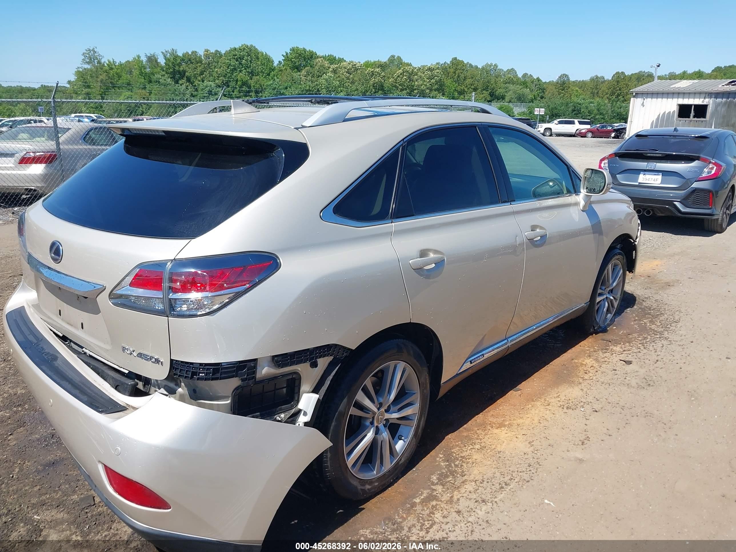 2015 Lexus Rx 450h   Beige vin: 2T2BC1BA8FC006263