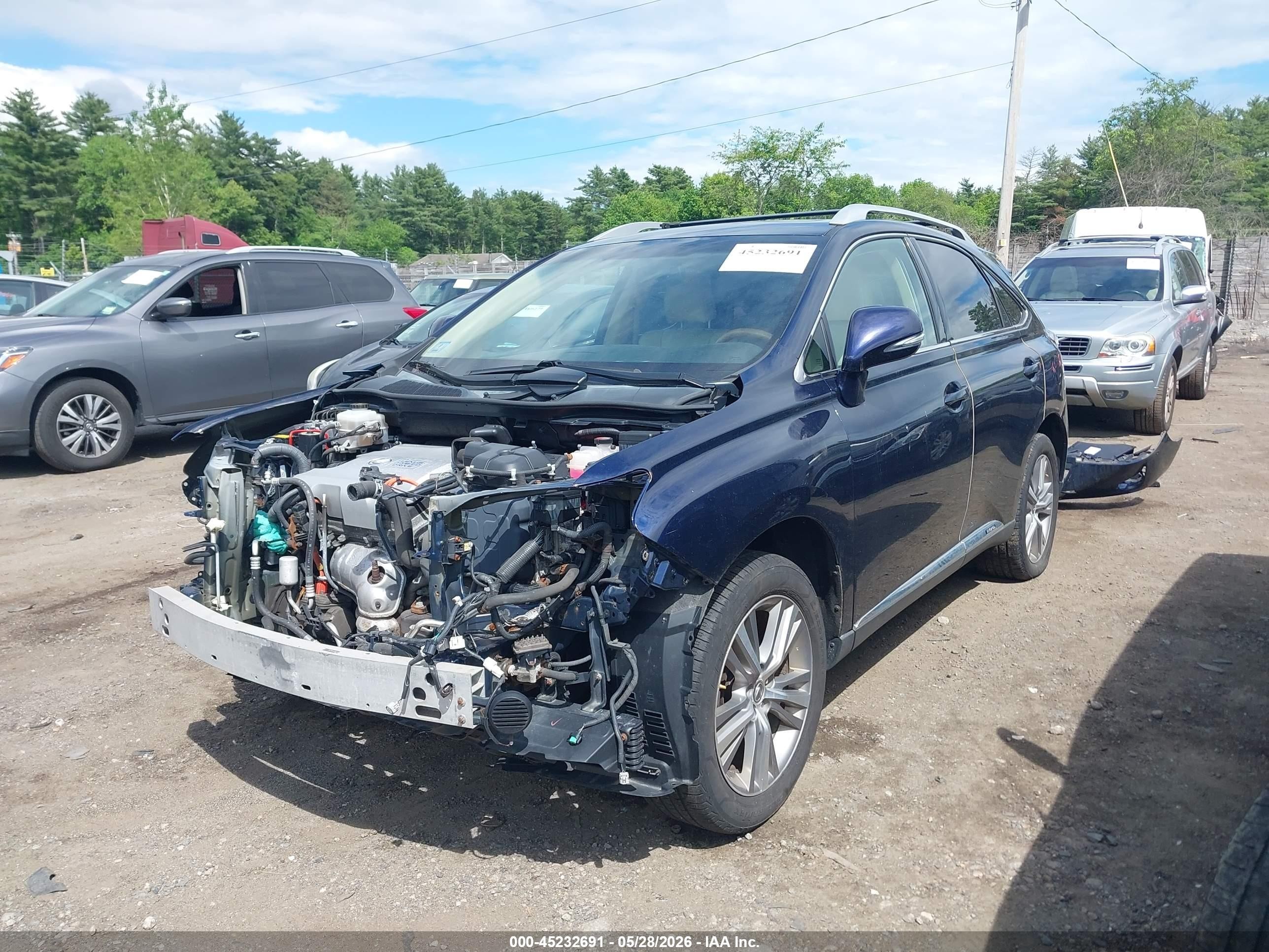 2015 Lexus Rx 450h   Blue vin: 2T2BC1BA9FC003193