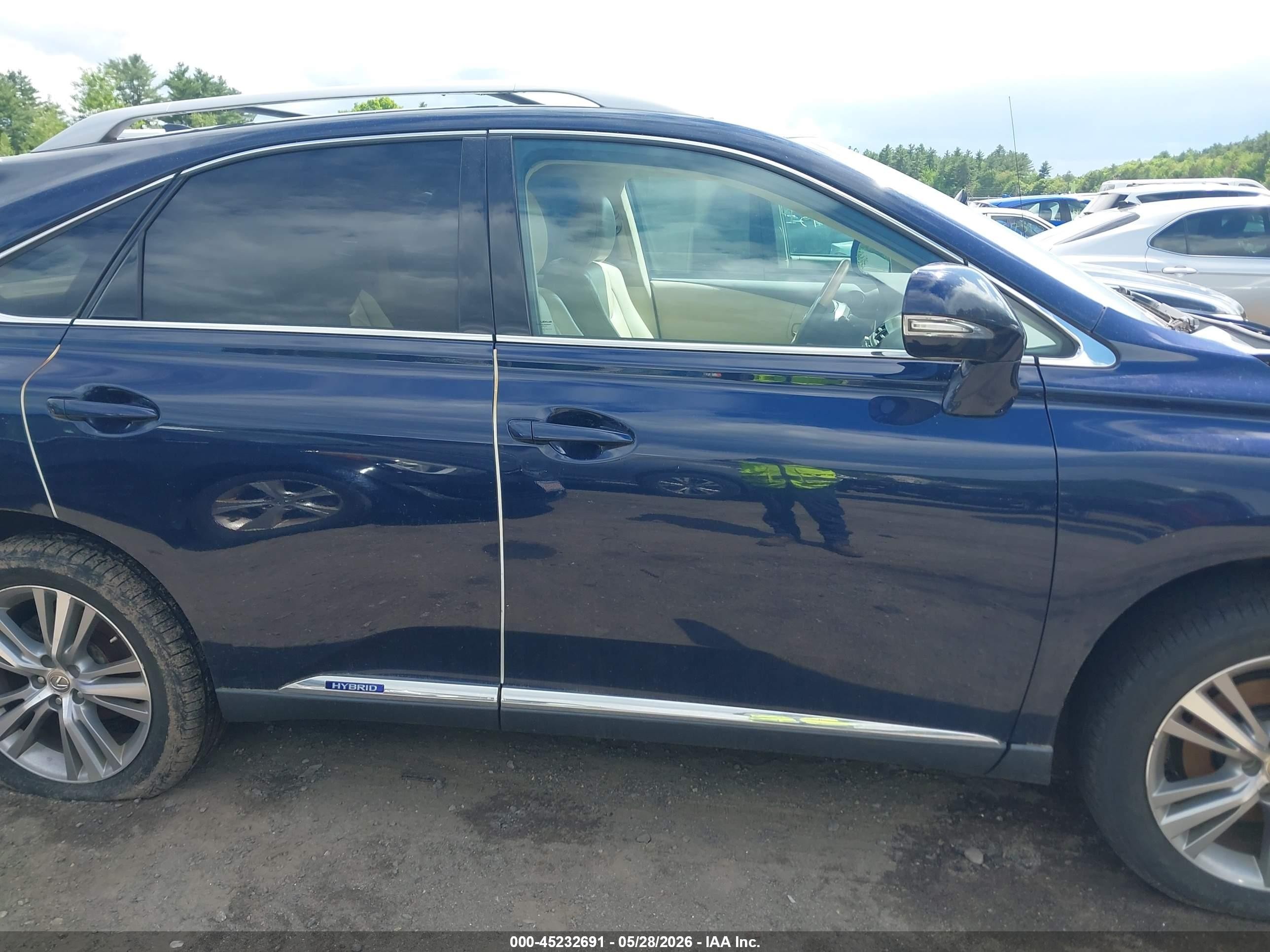 2015 Lexus Rx 450h   Blue vin: 2T2BC1BA9FC003193