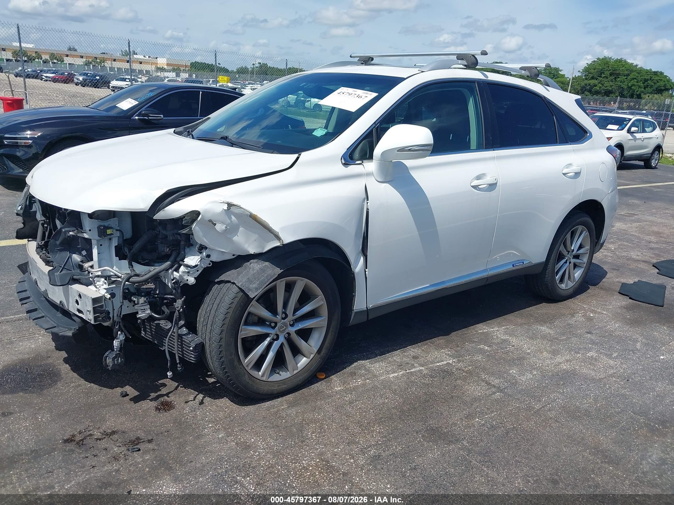 2015 Lexus Rx 450h   White vin: 2T2BC1BAXFC007236