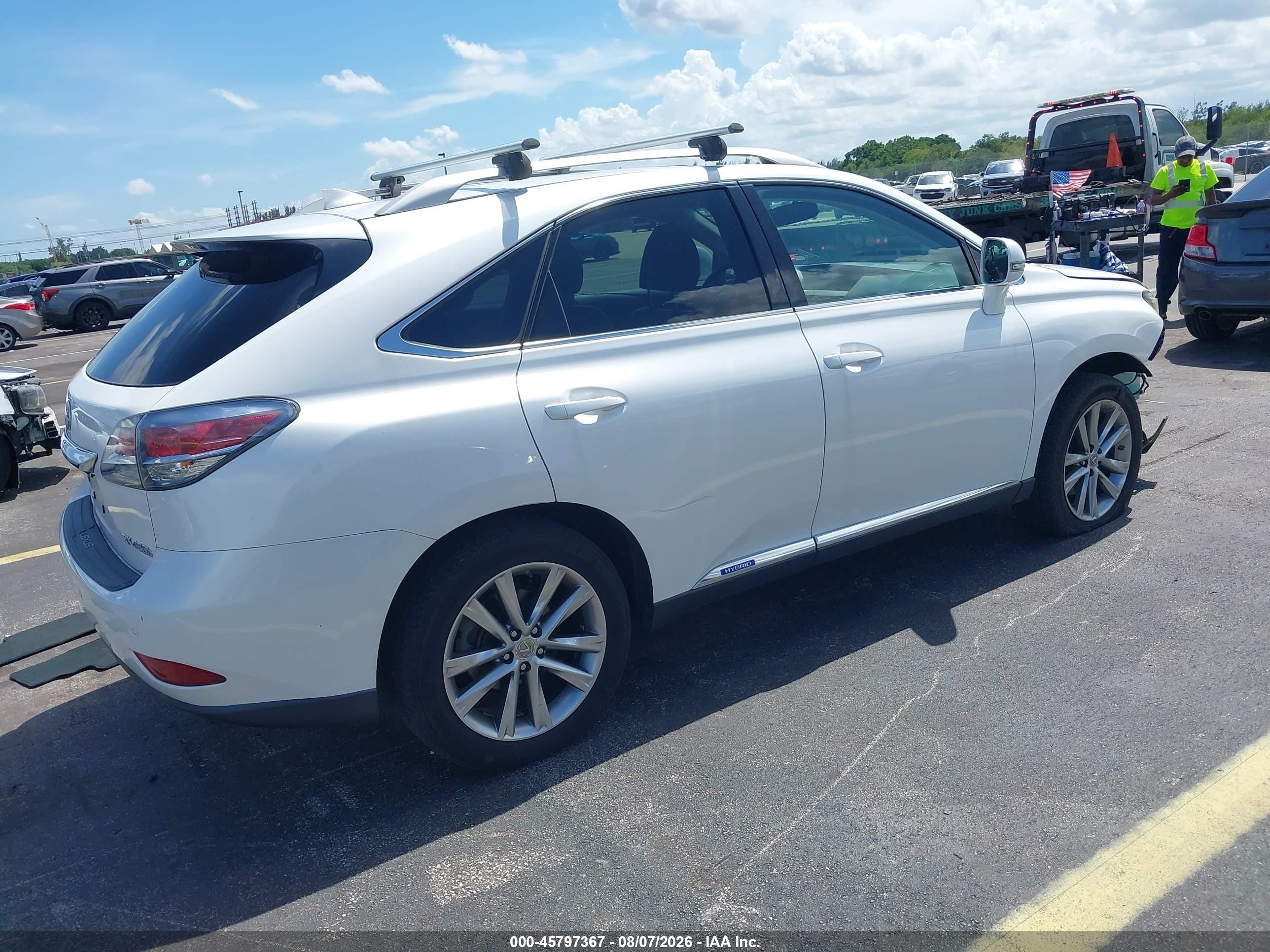 2015 Lexus Rx 450h   White vin: 2T2BC1BAXFC007236