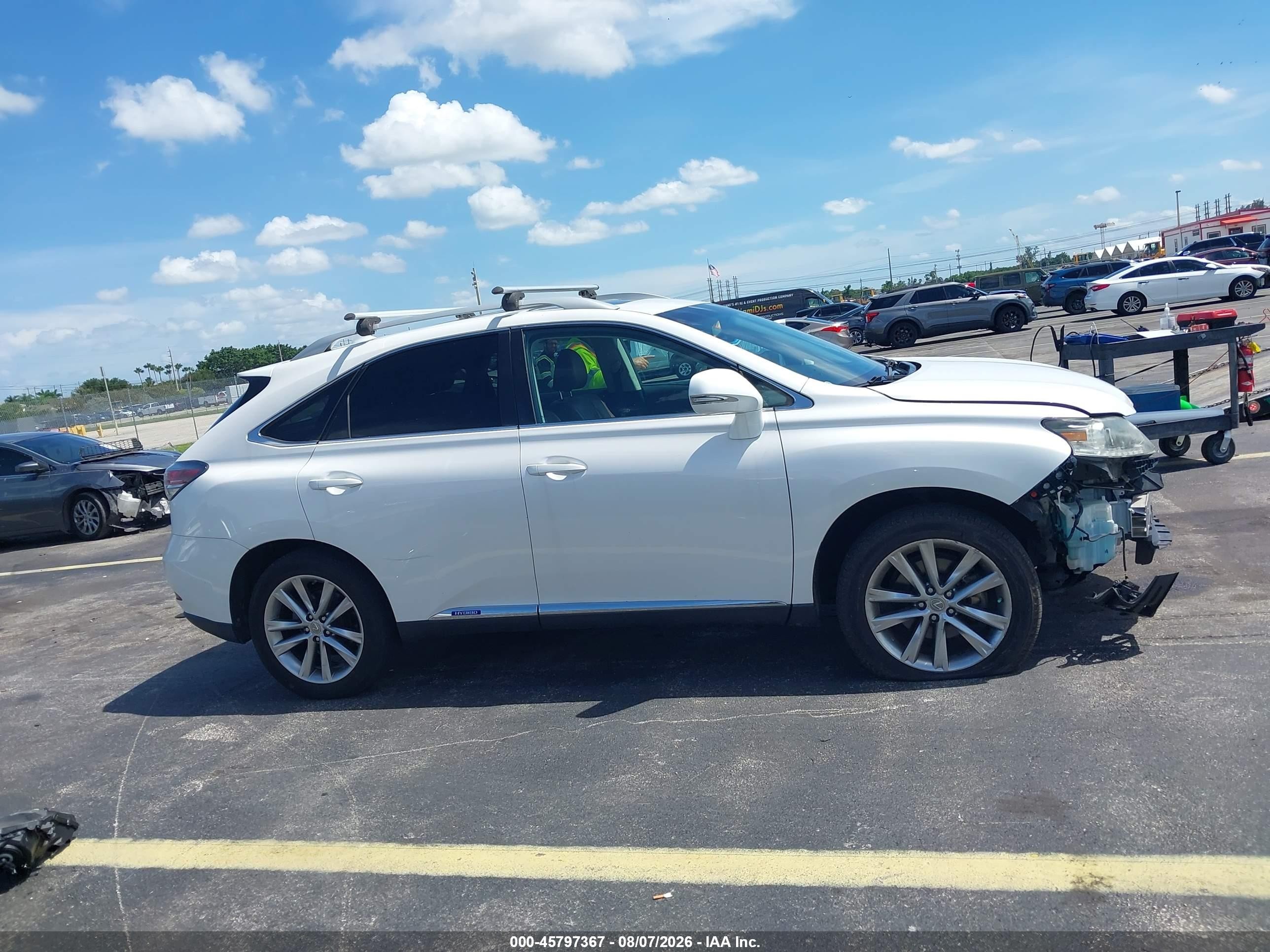 2015 Lexus Rx 450h   White vin: 2T2BC1BAXFC007236