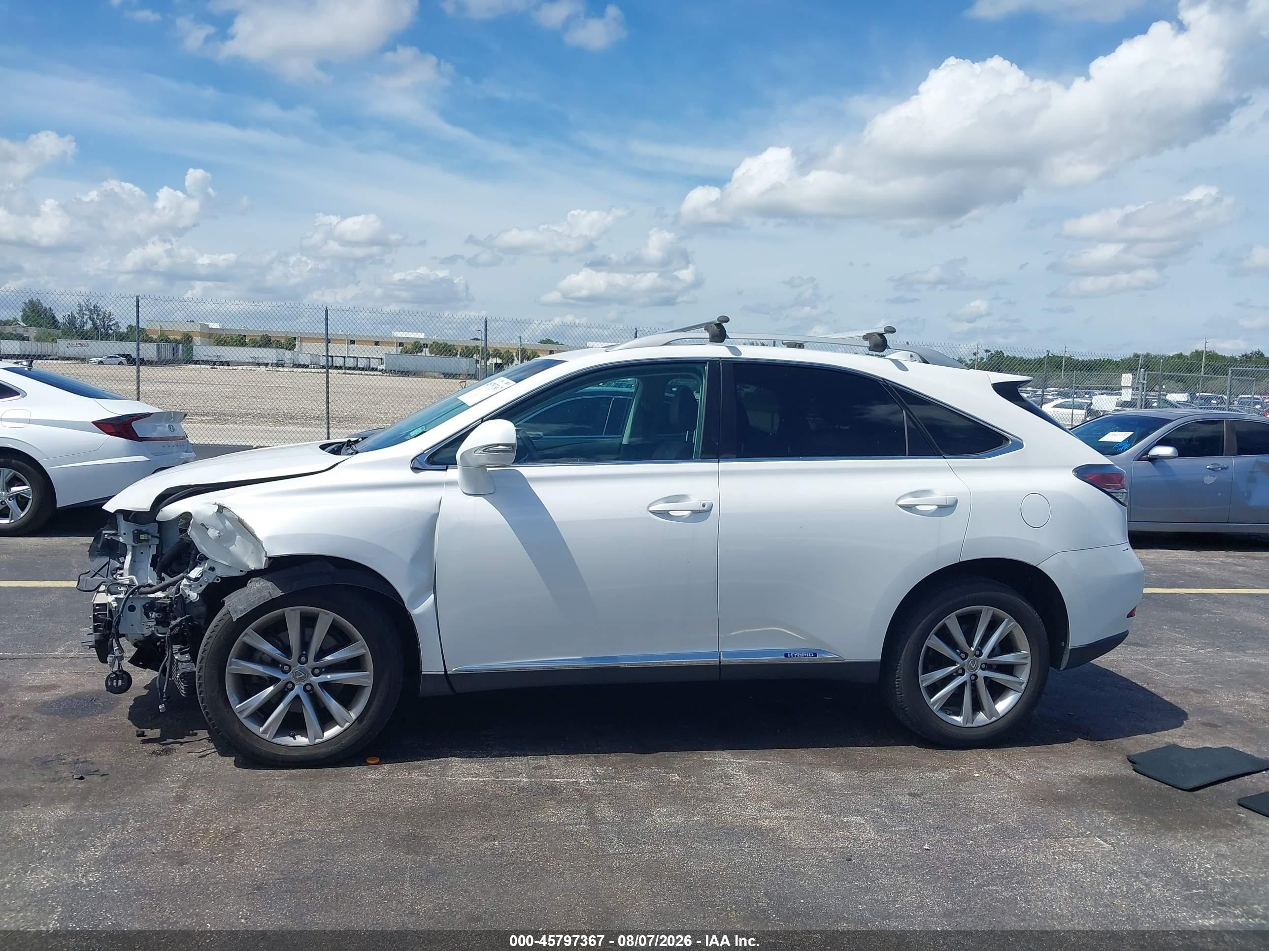 2015 Lexus Rx 450h   White vin: 2T2BC1BAXFC007236