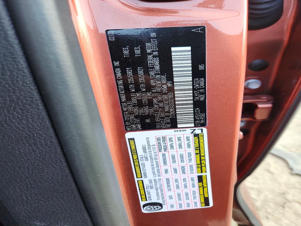 2025 Lexus Rx 500h F Sport Pink vin: 2T2BCMEA3SC021809