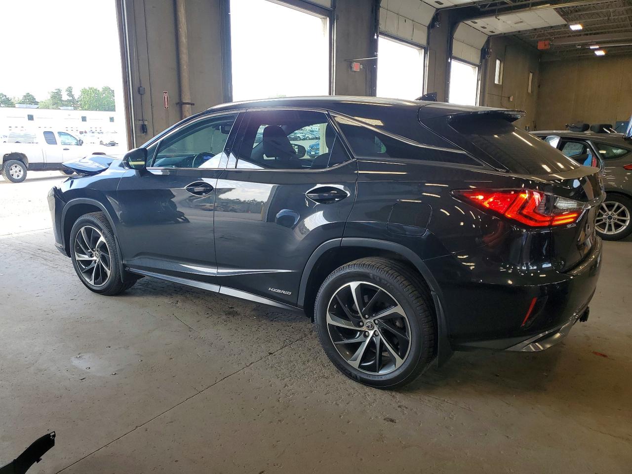 2019 Lexus Rx 450h Base Черный vin: 2T2BGMCA1KC033285