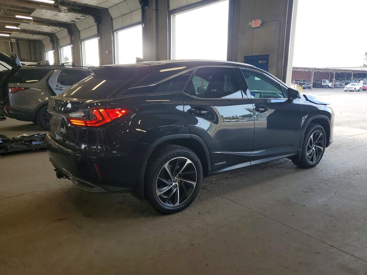 2019 Lexus Rx 450h Base Черный vin: 2T2BGMCA1KC033285