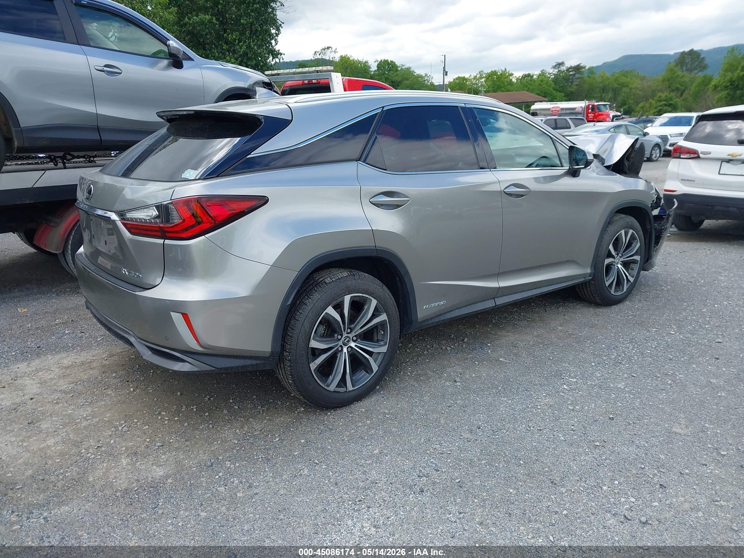 2019 Lexus Rx 450h   Silver vin: 2T2BGMCA2KC030976