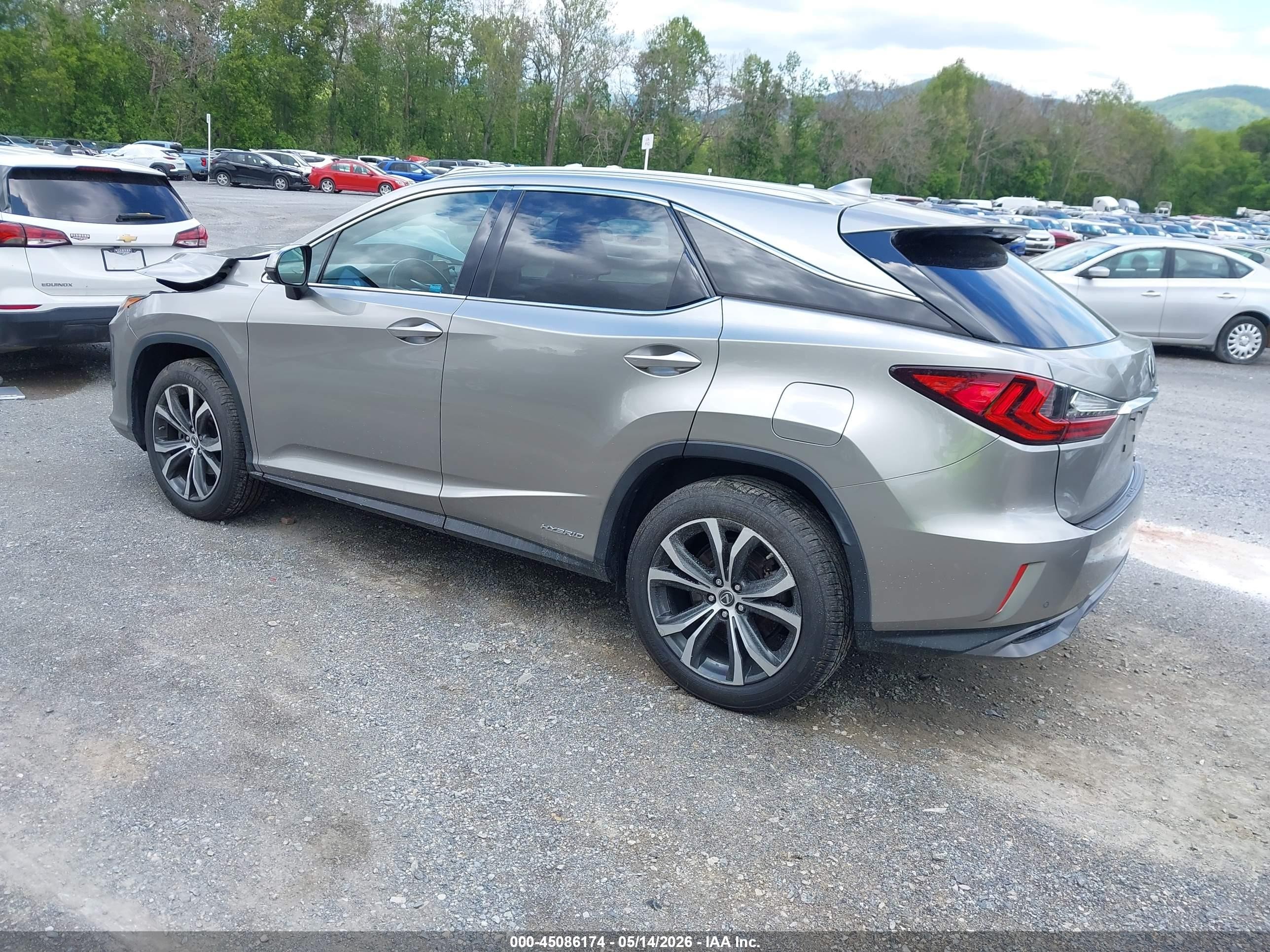 2019 Lexus Rx 450h   Silver vin: 2T2BGMCA2KC030976