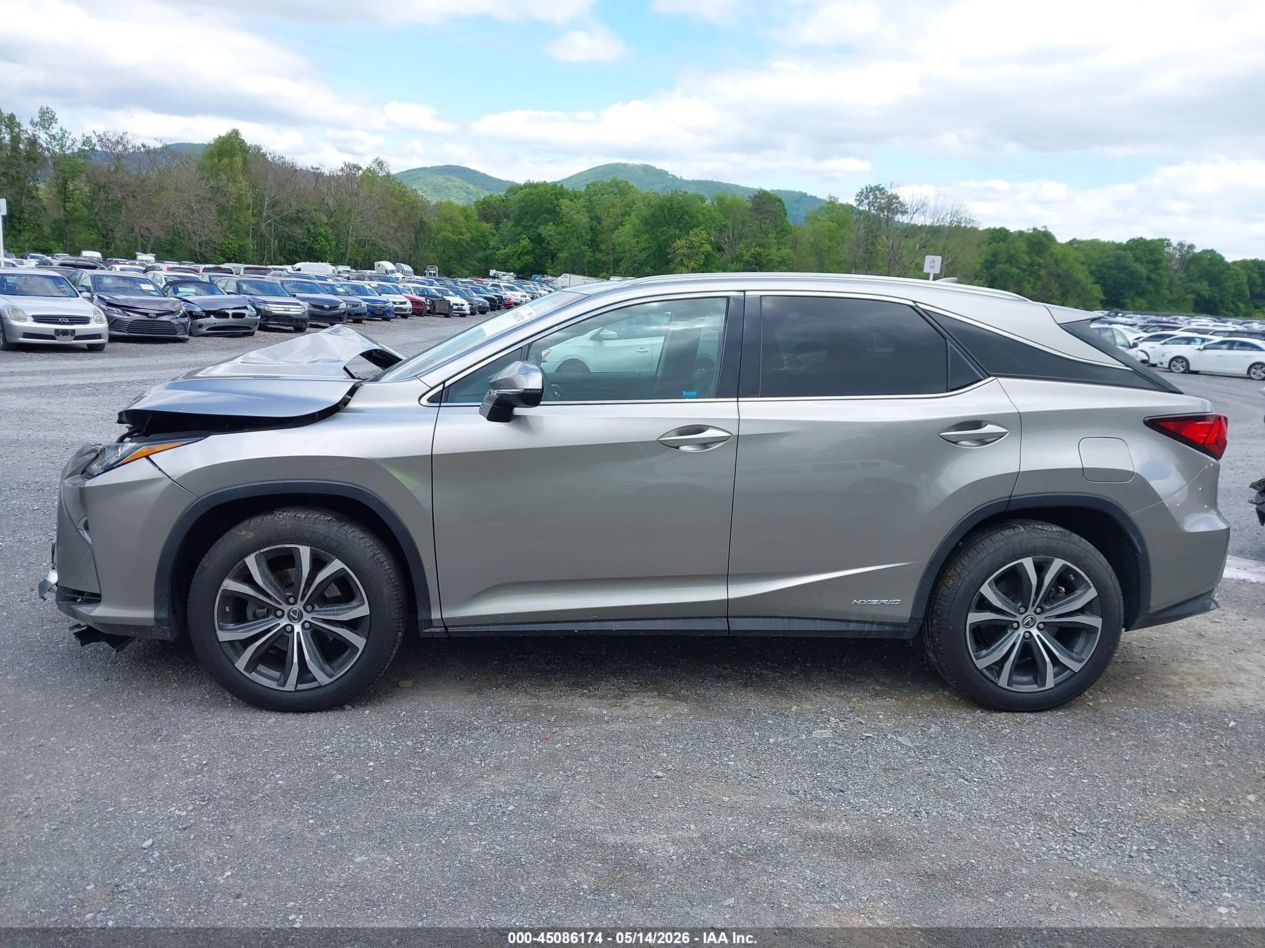 2019 Lexus Rx 450h   Silver vin: 2T2BGMCA2KC030976