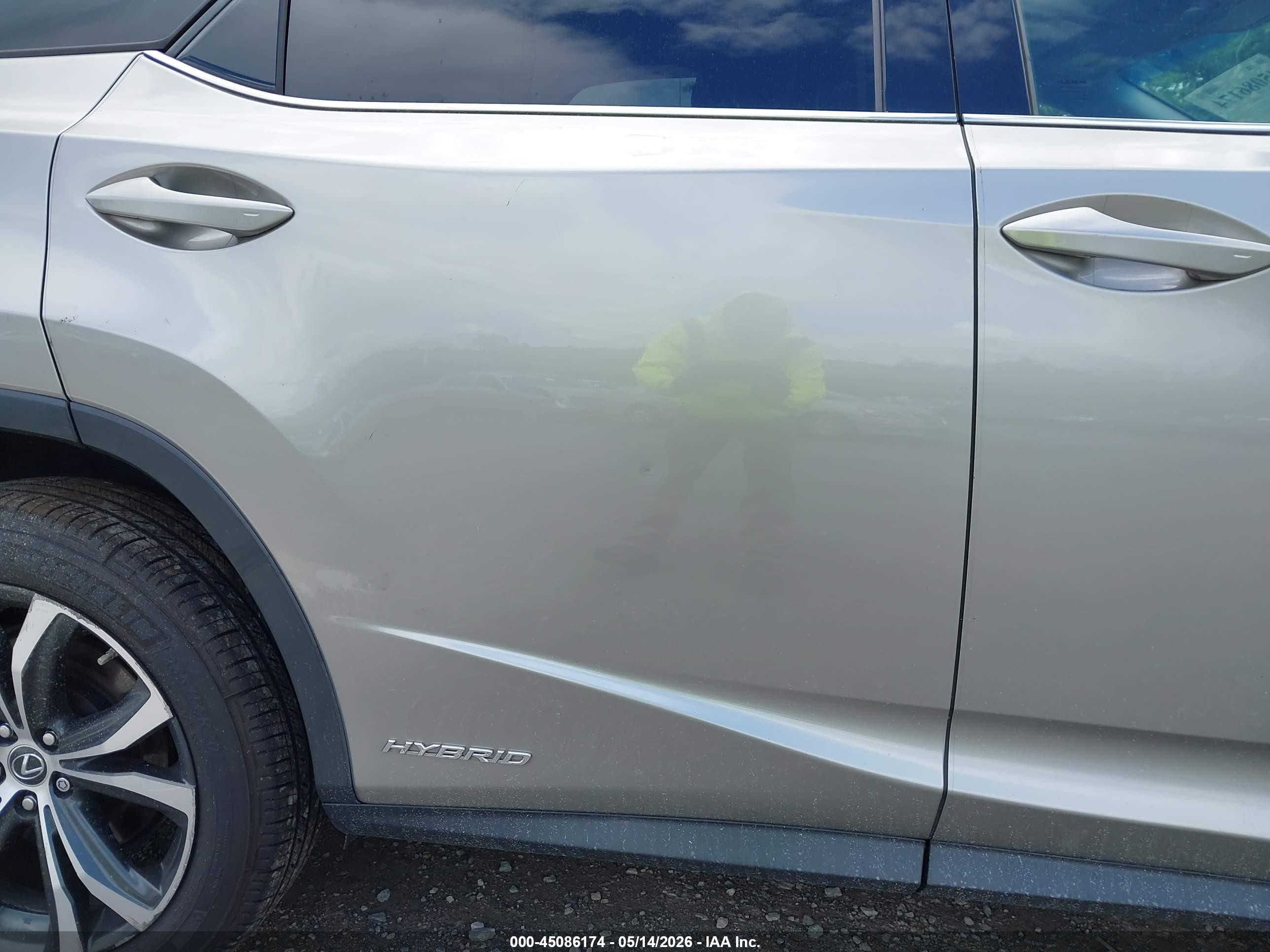 2019 Lexus Rx 450h   Silver vin: 2T2BGMCA2KC030976