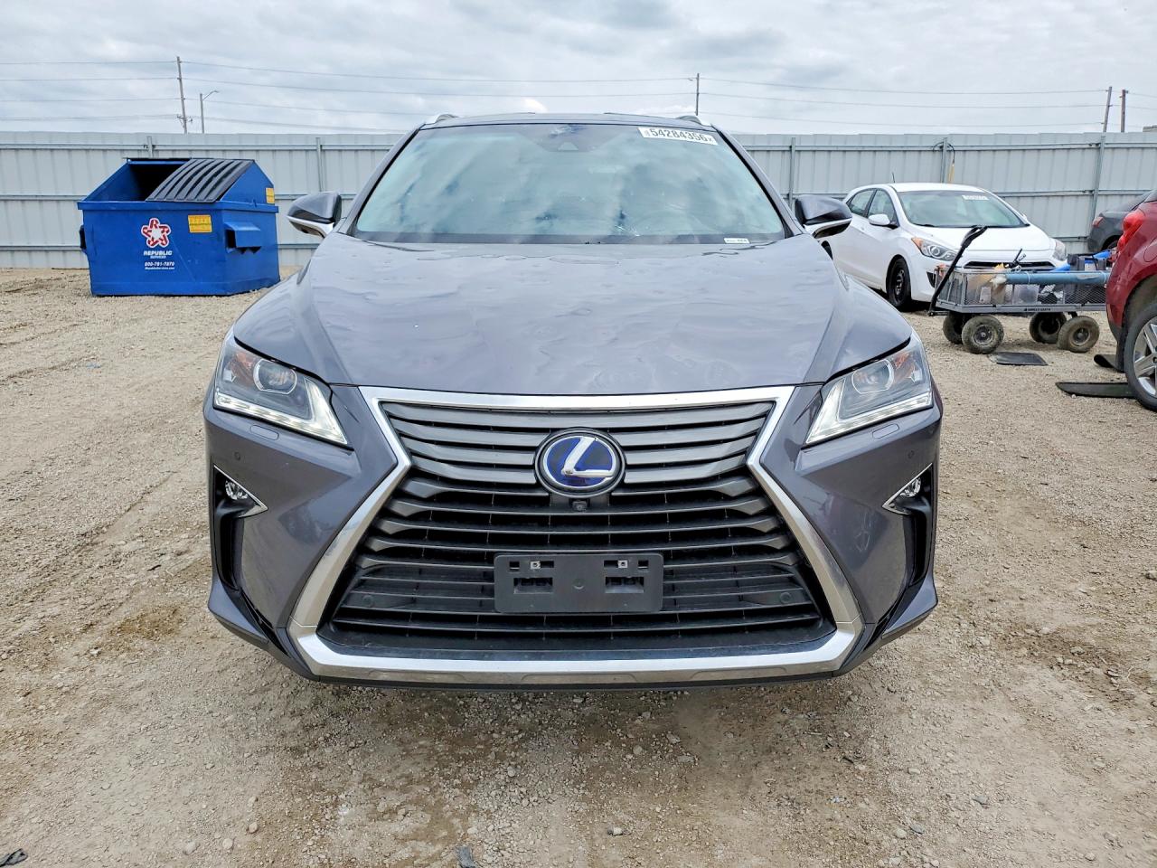 2019 Lexus Rx 450h Base Gray vin: 2T2BGMCA3KC032381