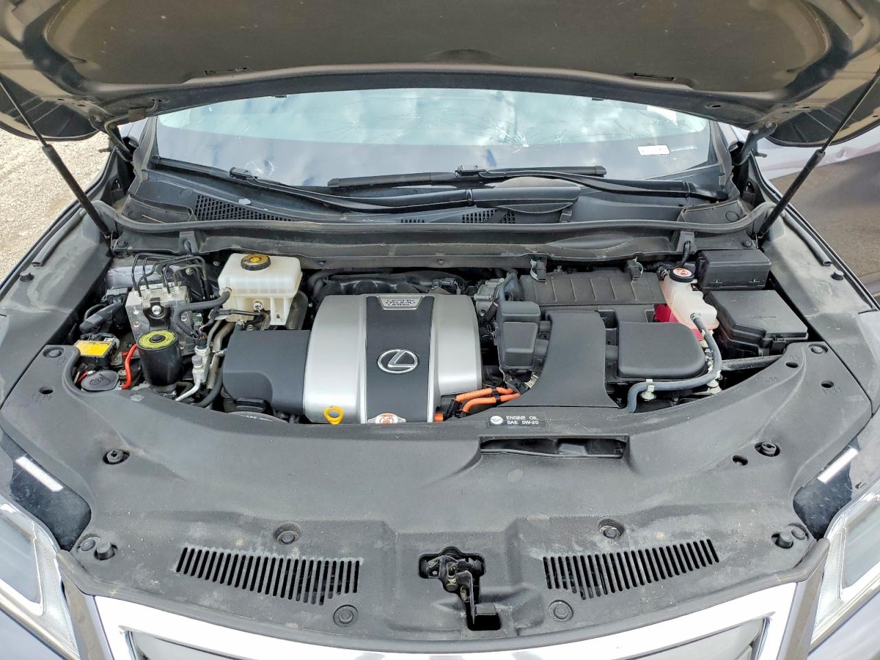 2019 Lexus Rx 450h Base Gray vin: 2T2BGMCA3KC032381
