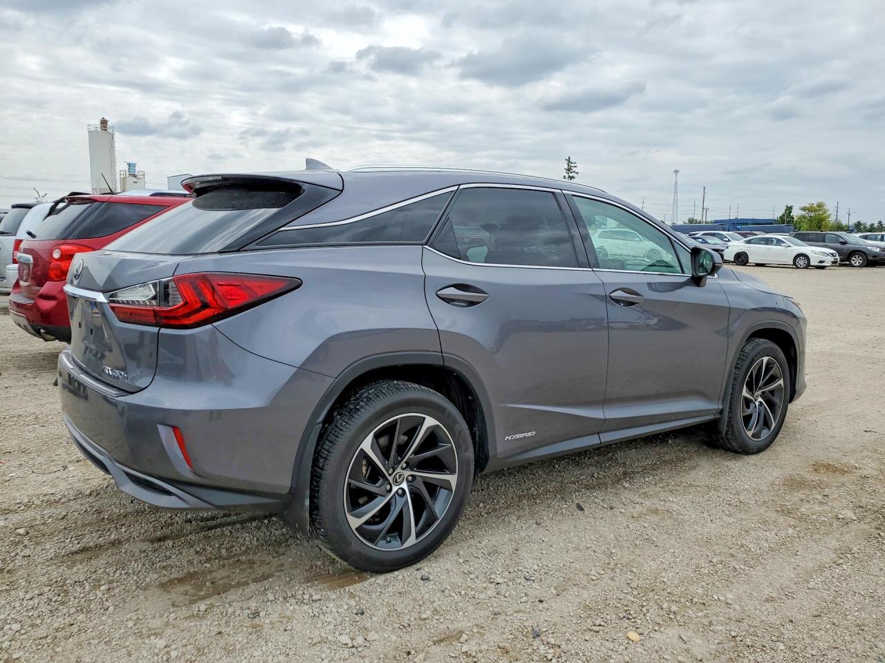 2019 Lexus Rx 450h Base Gray vin: 2T2BGMCA3KC032381