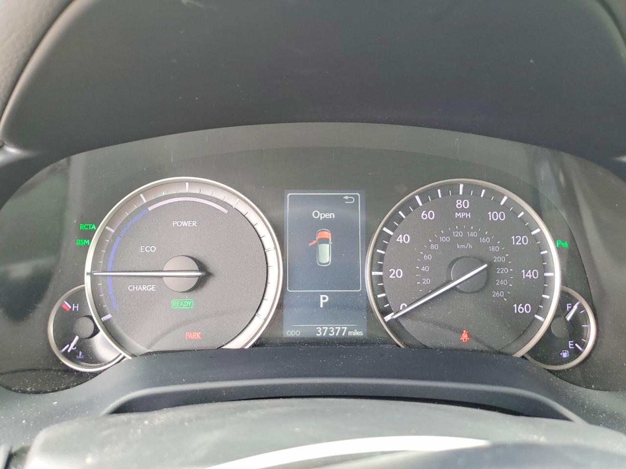 2019 Lexus Rx 450h Base Gray vin: 2T2BGMCA3KC032381