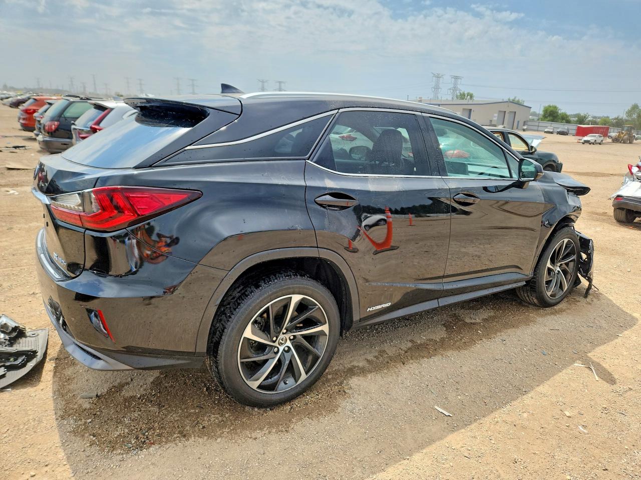 2018 Lexus Rx 450h Base Black vin: 2T2BGMCA5JC027584