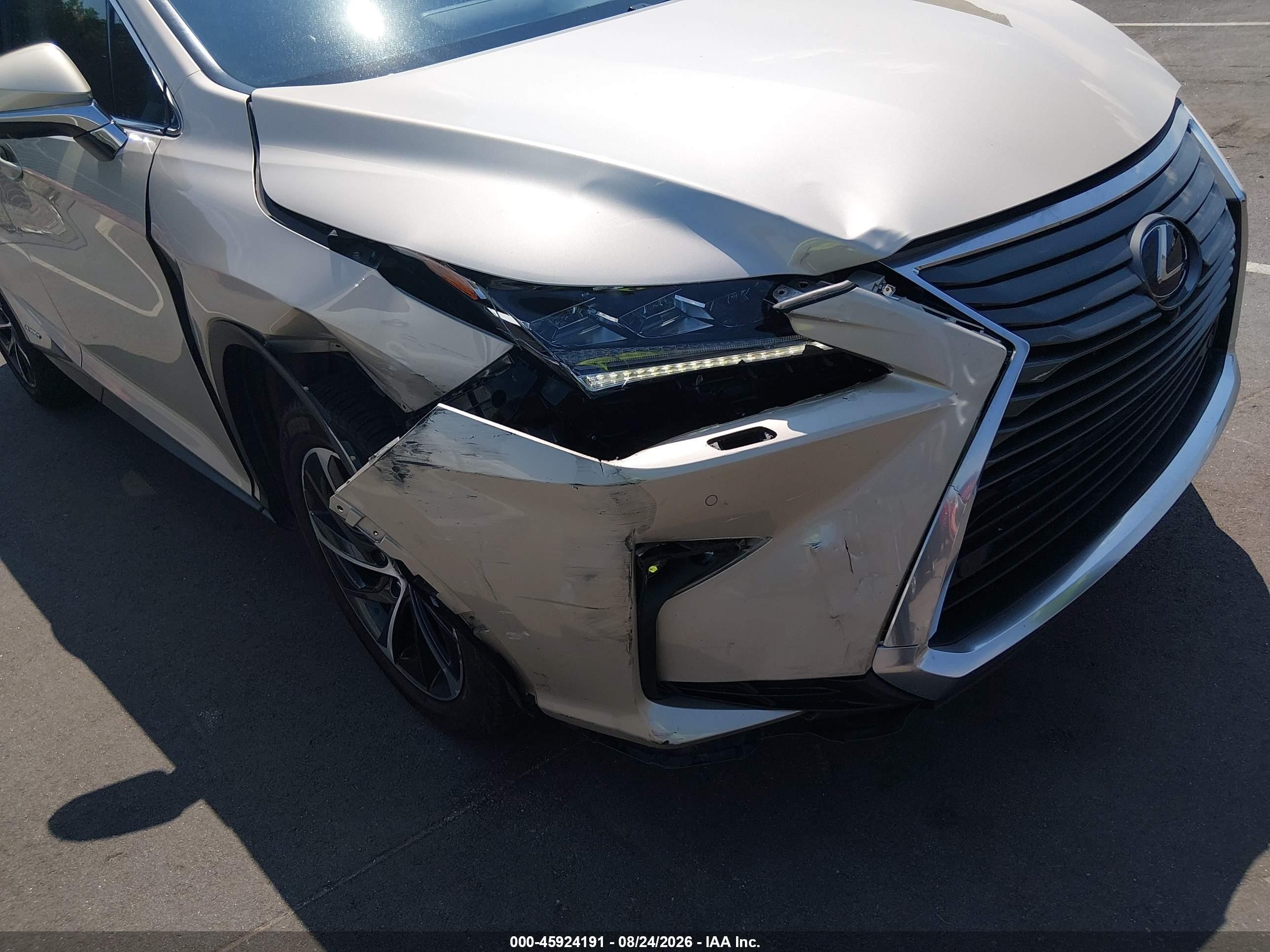 2017 Lexus Rx 450h Beige vin: 2T2BGMCA6HC014501
