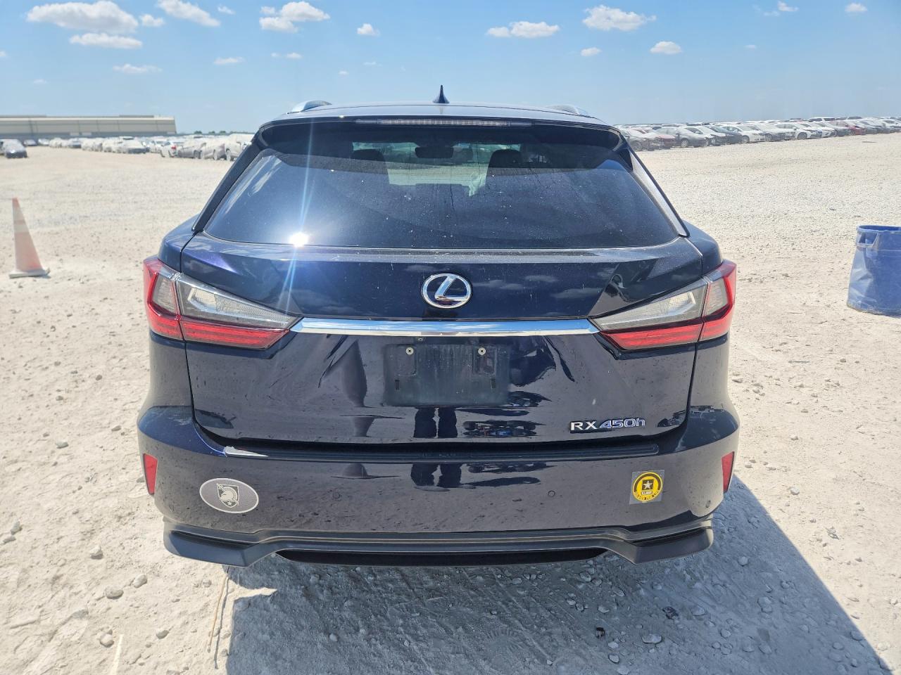2019 Lexus Rx 450h Base Blue vin: 2T2BGMCA8KC042064