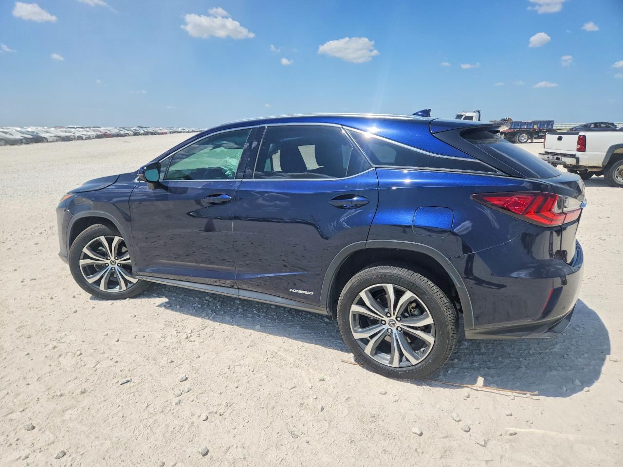 2019 Lexus Rx 450h Base Blue vin: 2T2BGMCA8KC042064