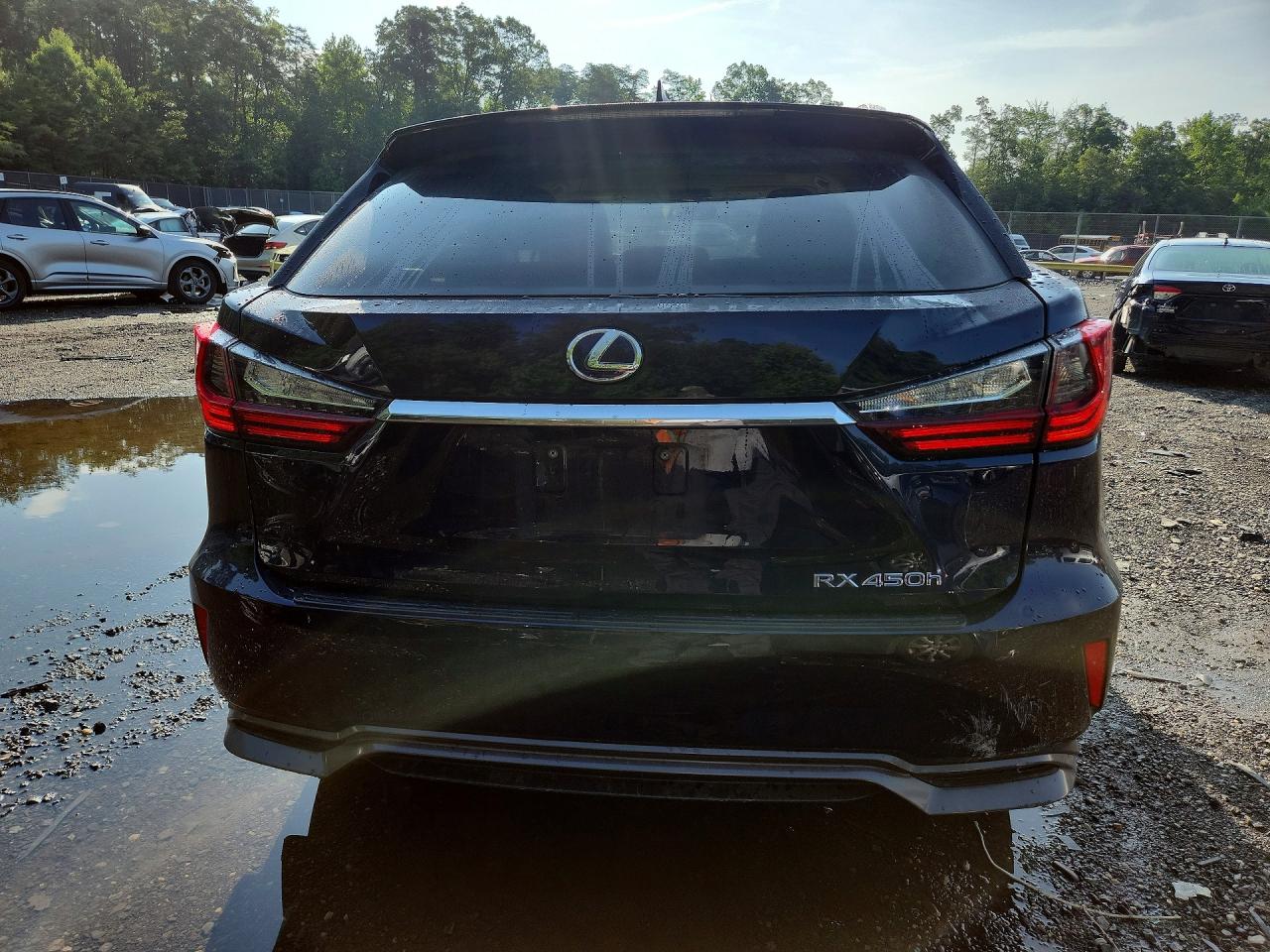 2019 Lexus Rx 450h Base Blue vin: 2T2BGMCA9KC038055