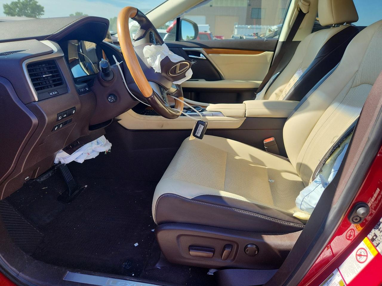 2019 Lexus Rx 450h Red vin: 2T2BGMCAXKC043166