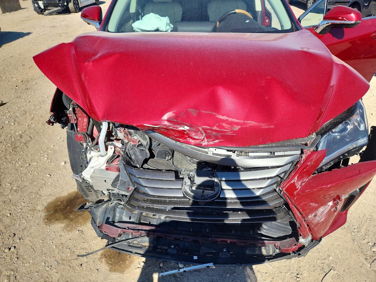 2019 Lexus Rx 450h Red vin: 2T2BGMCAXKC043166