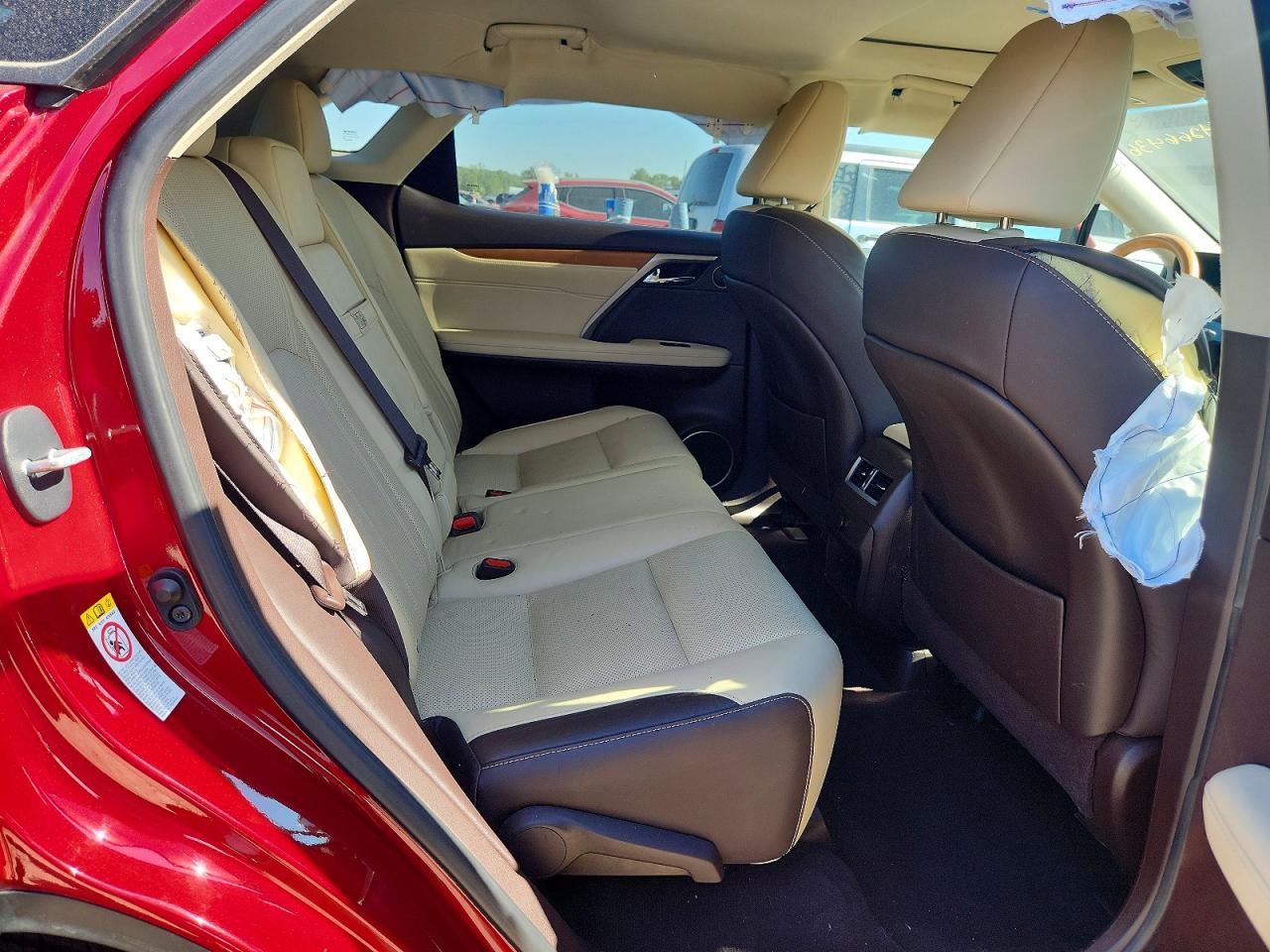 2019 Lexus Rx 450h Red vin: 2T2BGMCAXKC043166