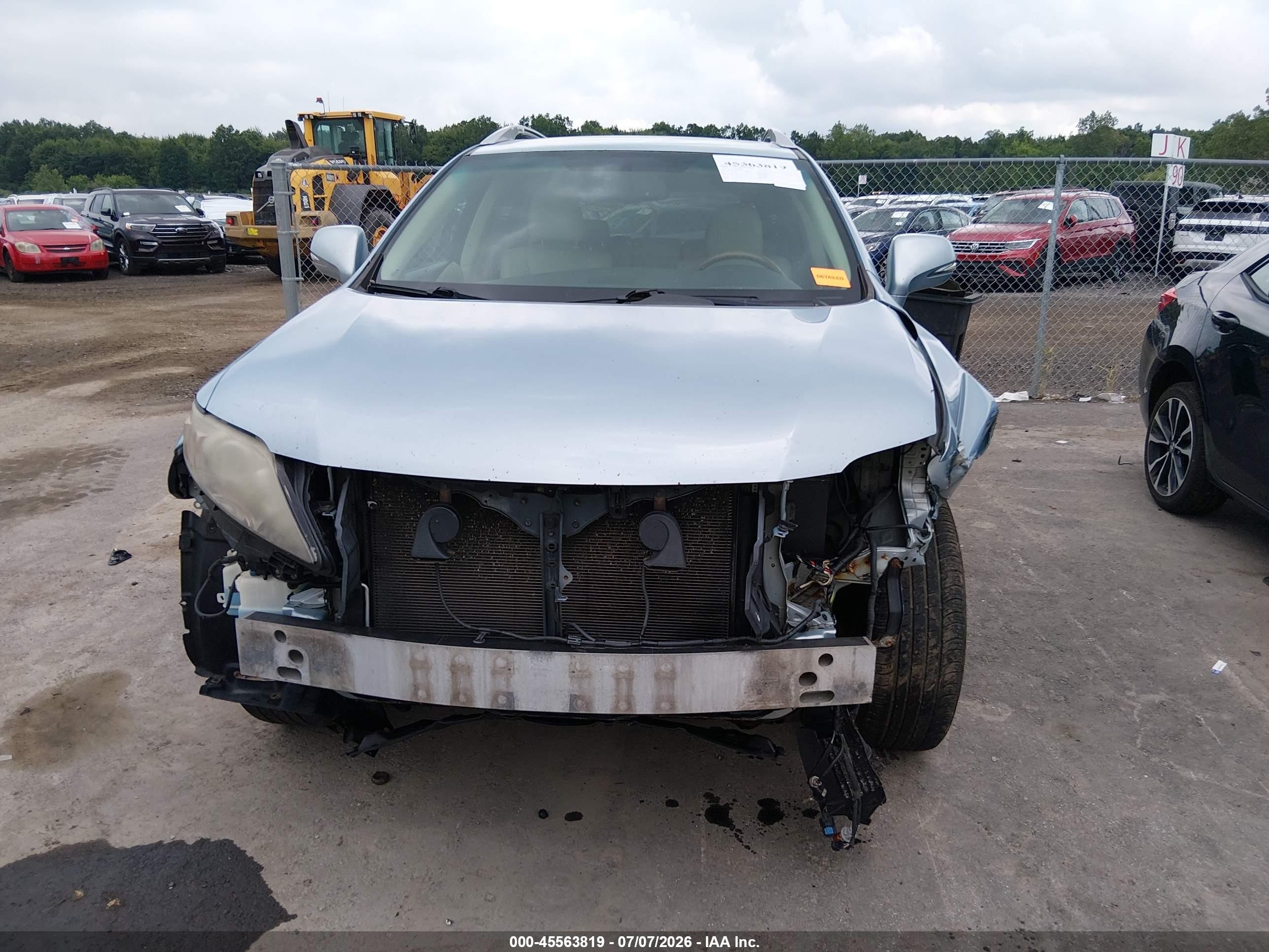 2010 Lexus Rx 350   Blue vin: 2T2BK1BA0AC001926
