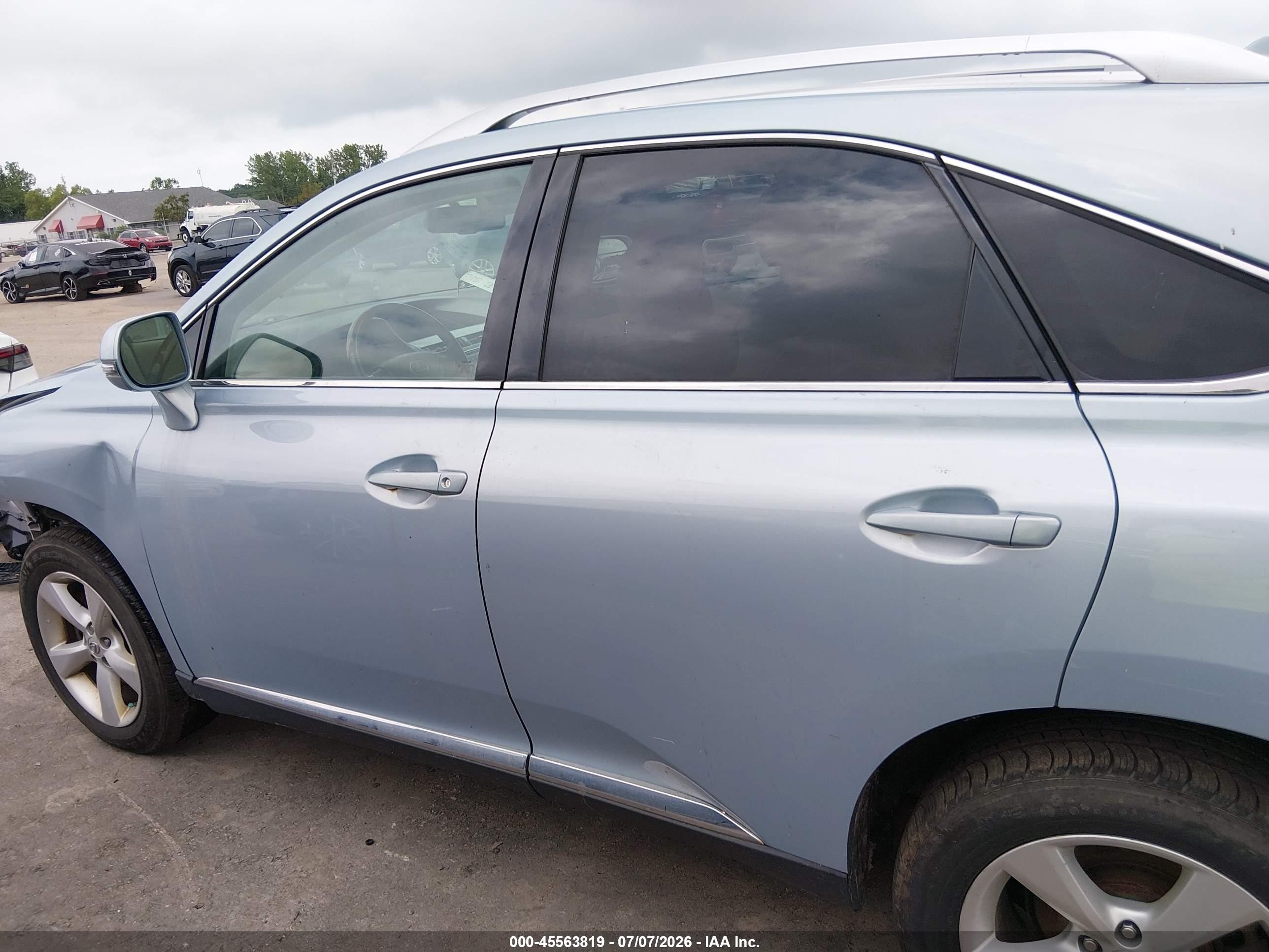 2010 Lexus Rx 350   Blue vin: 2T2BK1BA0AC001926