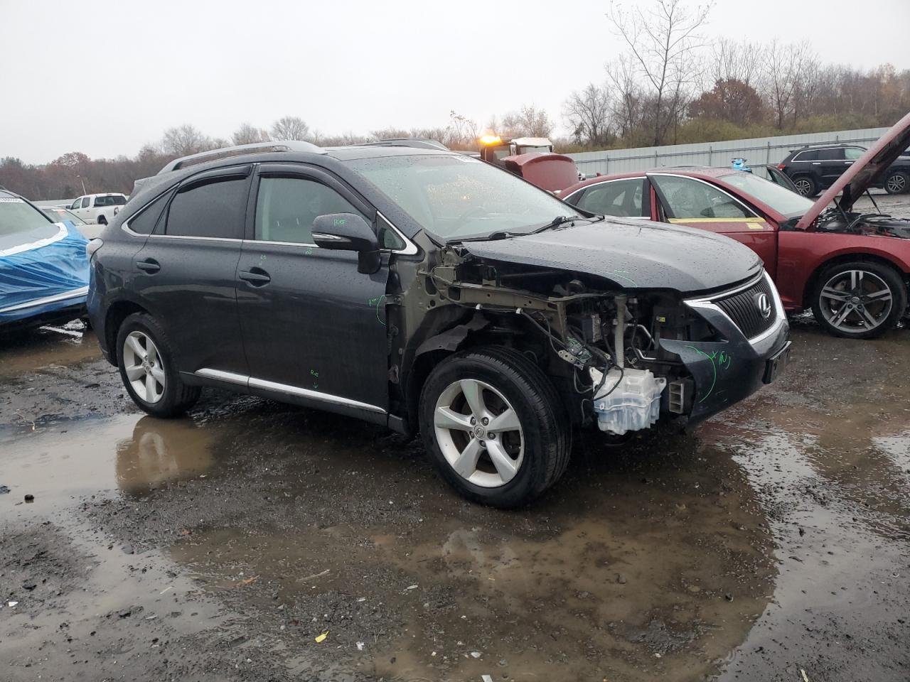 2010 Lexus Rx 350 Серый vin: 2T2BK1BA0AC003711
