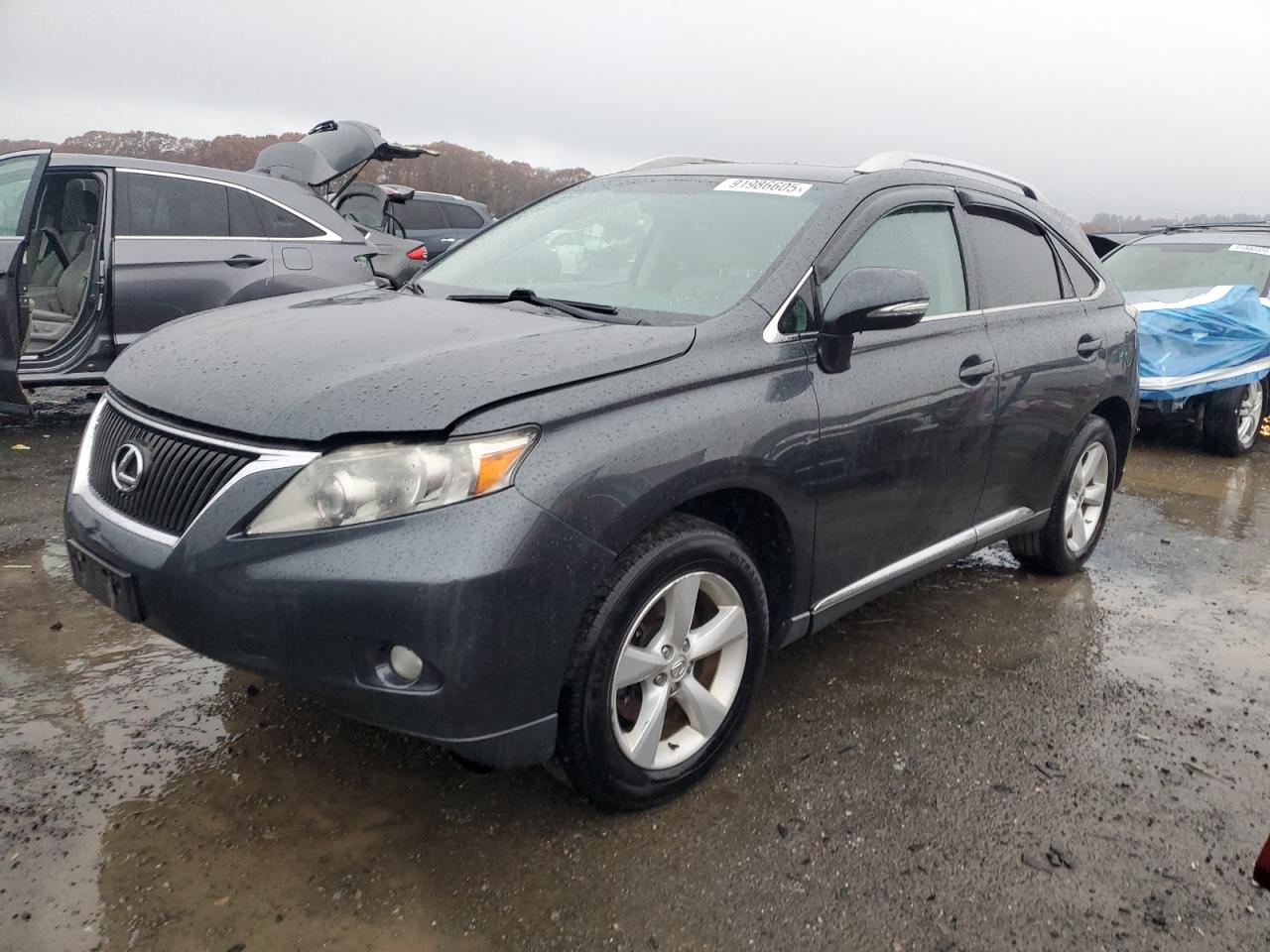 2010 Lexus Rx 350 Серый vin: 2T2BK1BA0AC003711