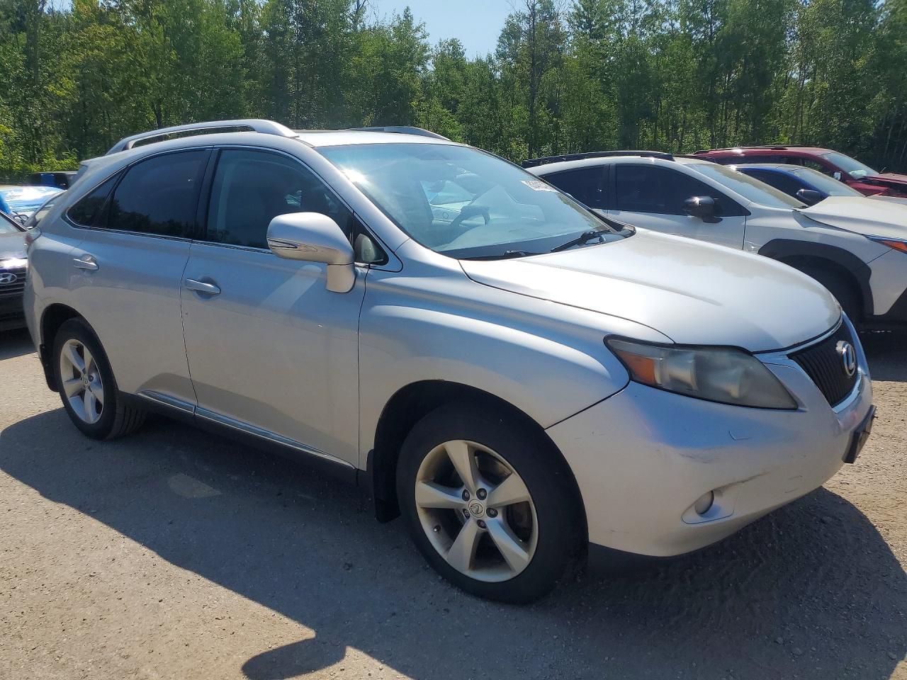2010 Lexus Rx 350 Silver vin: 2T2BK1BA0AC004227