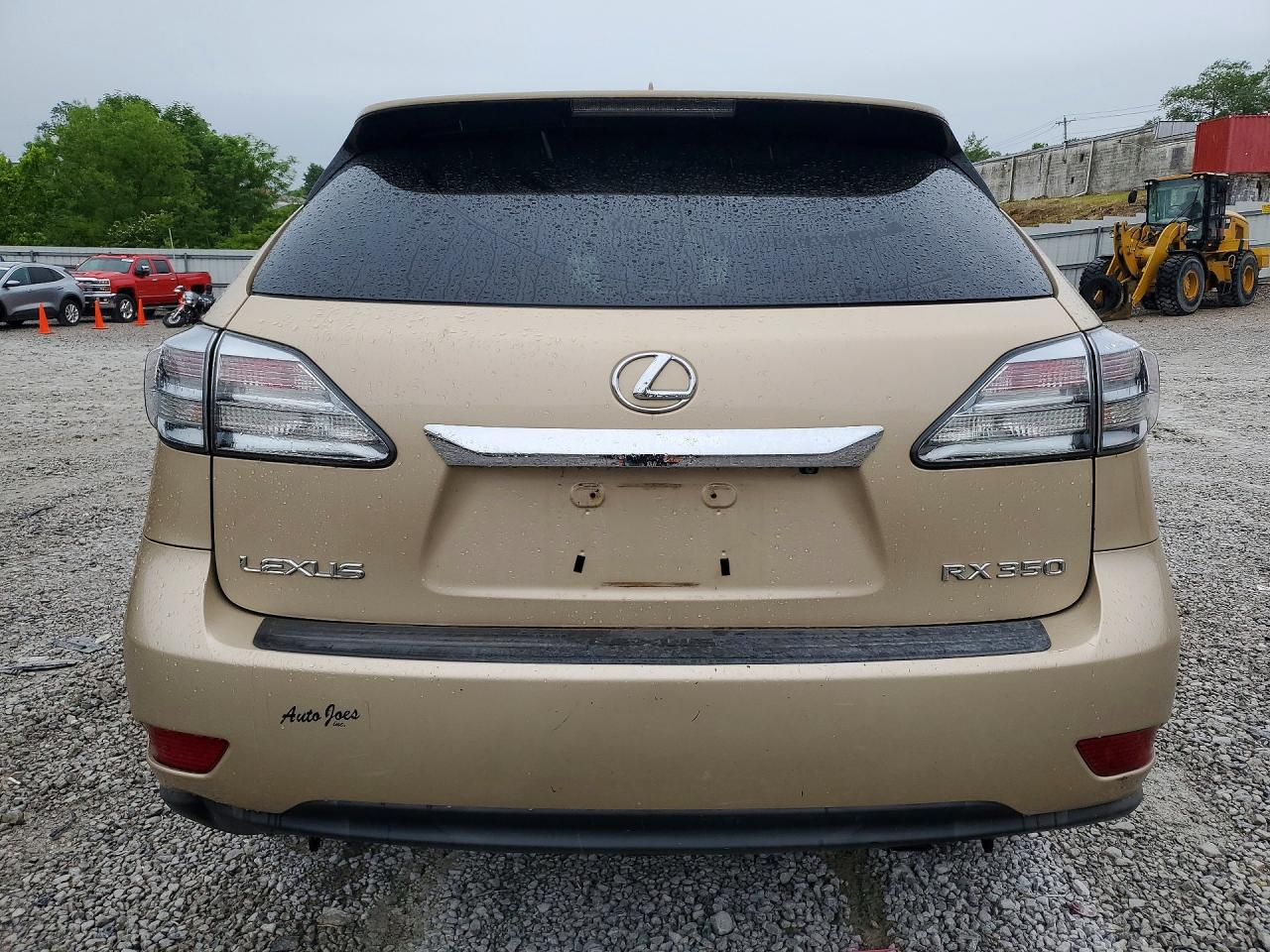 2010 Lexus Rx 350 Gold vin: 2T2BK1BA0AC004521