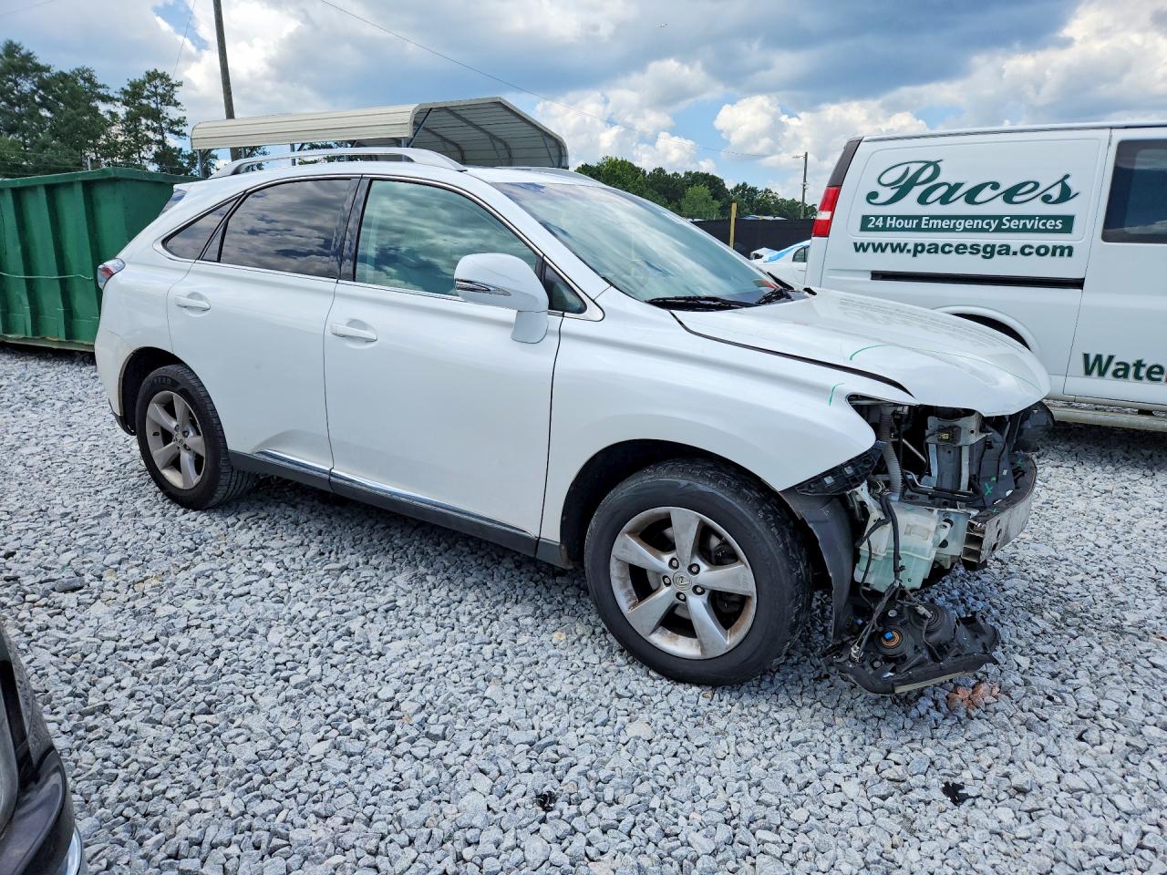 2010 Lexus Rx 350 Белый vin: 2T2BK1BA0AC009850